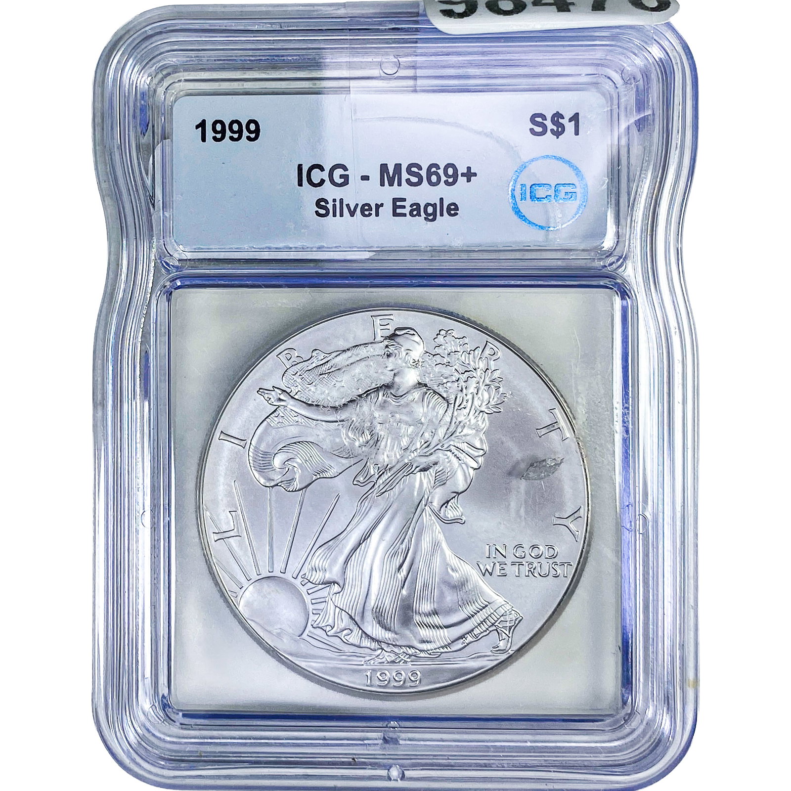 1999 Silver Eagle ICG MS69+