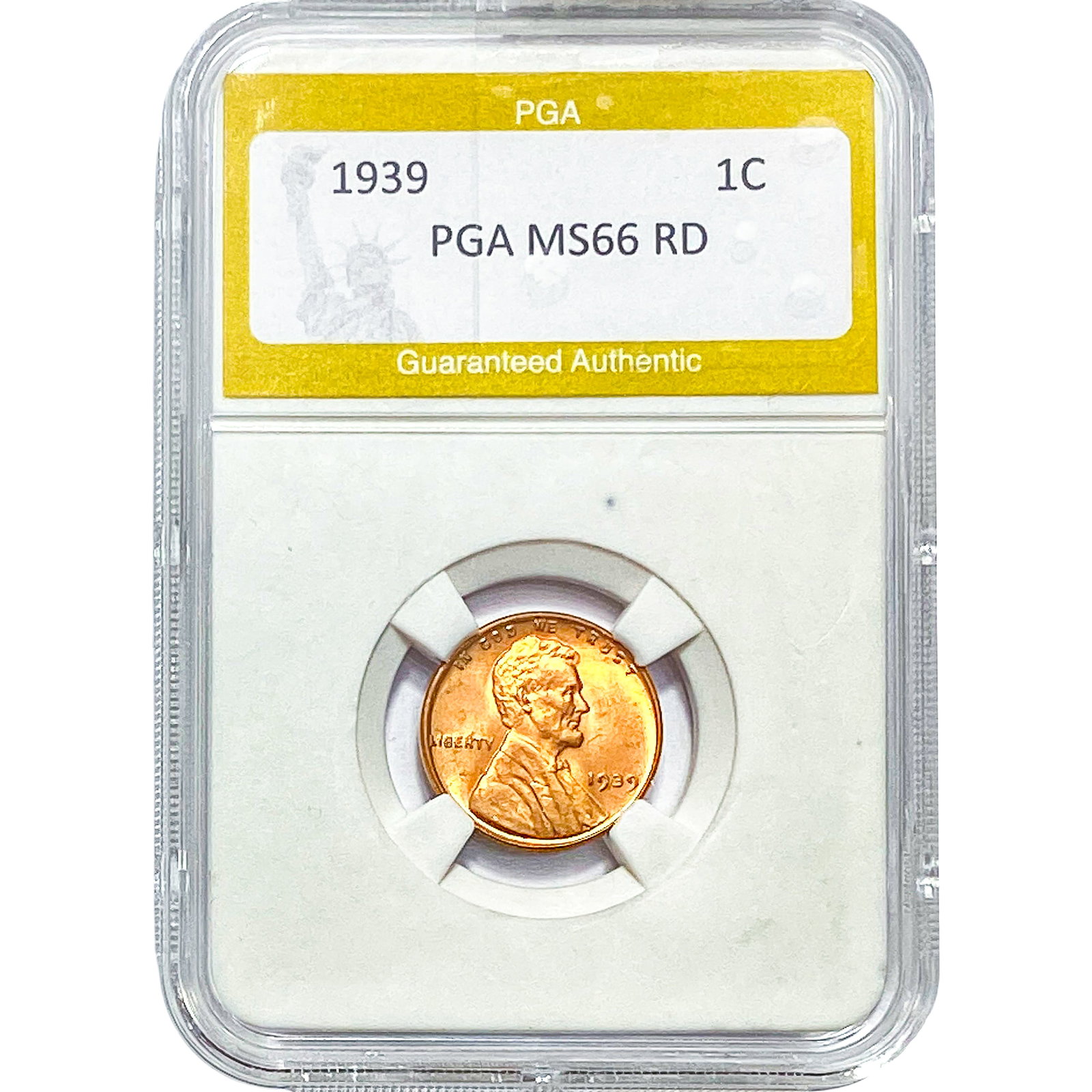 1939 Wheat Cent PGA MS66 RD (1 of 2)