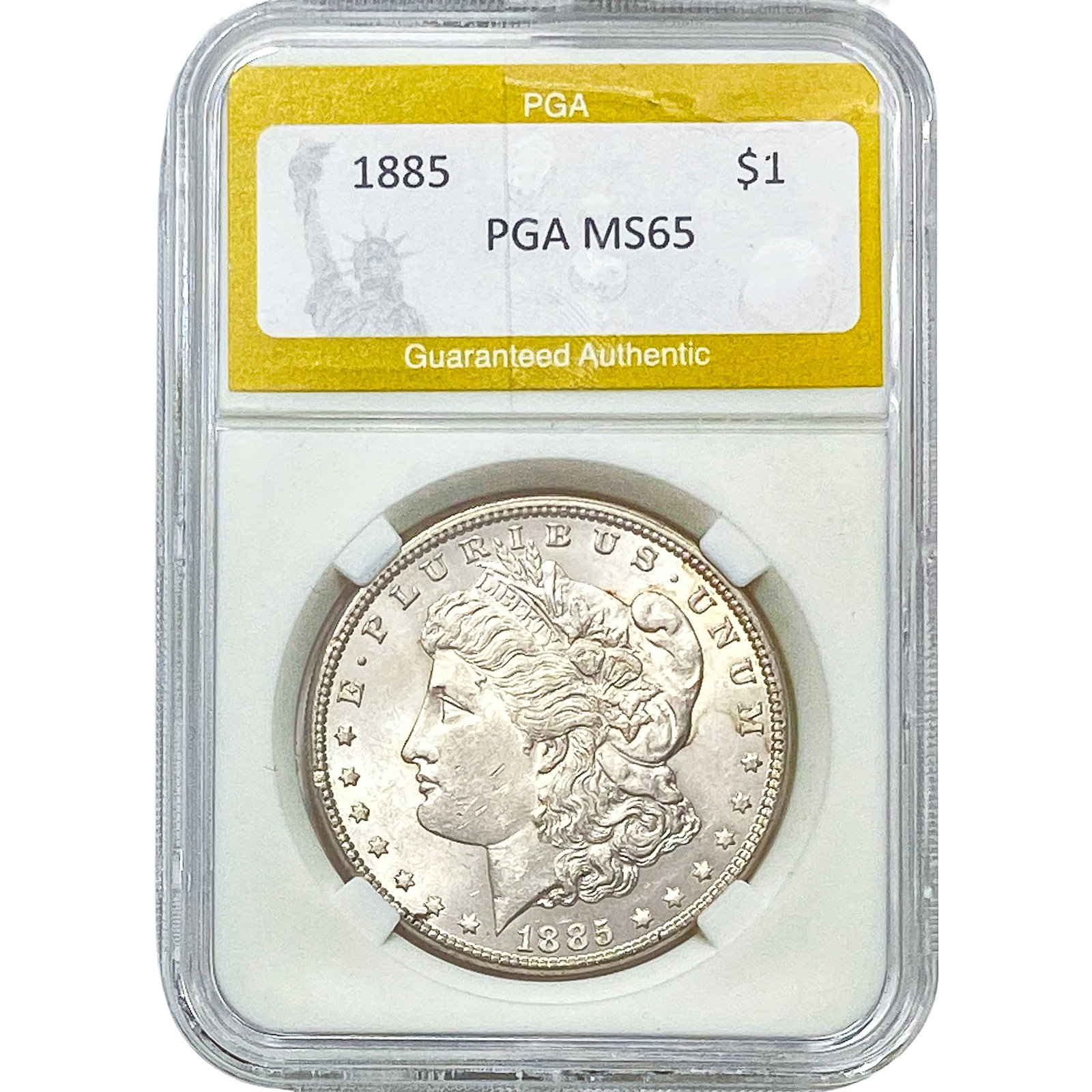 1885 Morgan Silver Dollar PGA MS65
