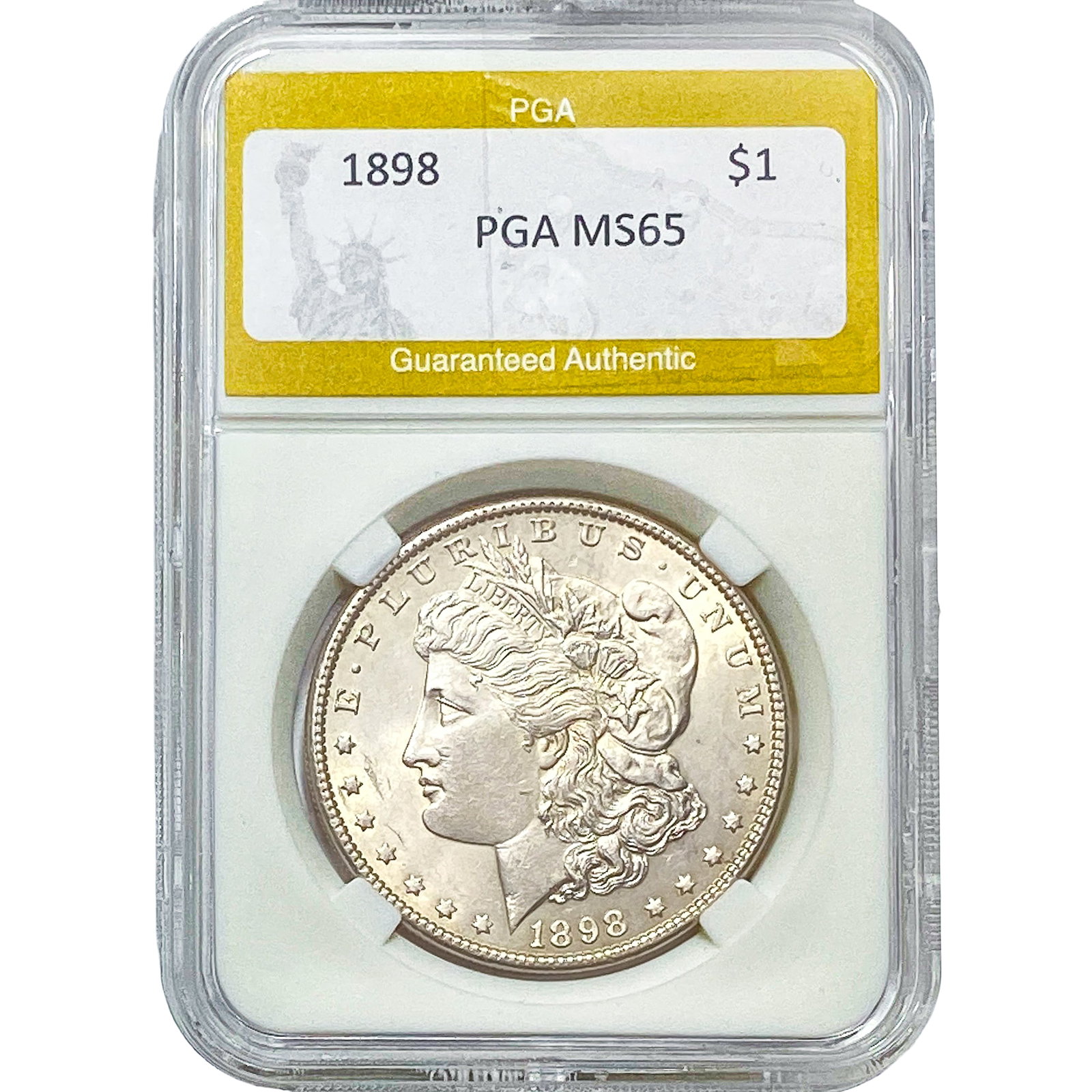 1898 Morgan Silver Dollar PGA MS65