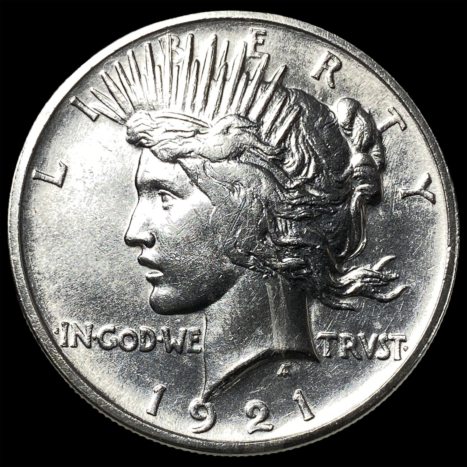 1921 Silver Peace Dollar CHOICE AU: 1921 Silver Peace Dollar CHOICE AU