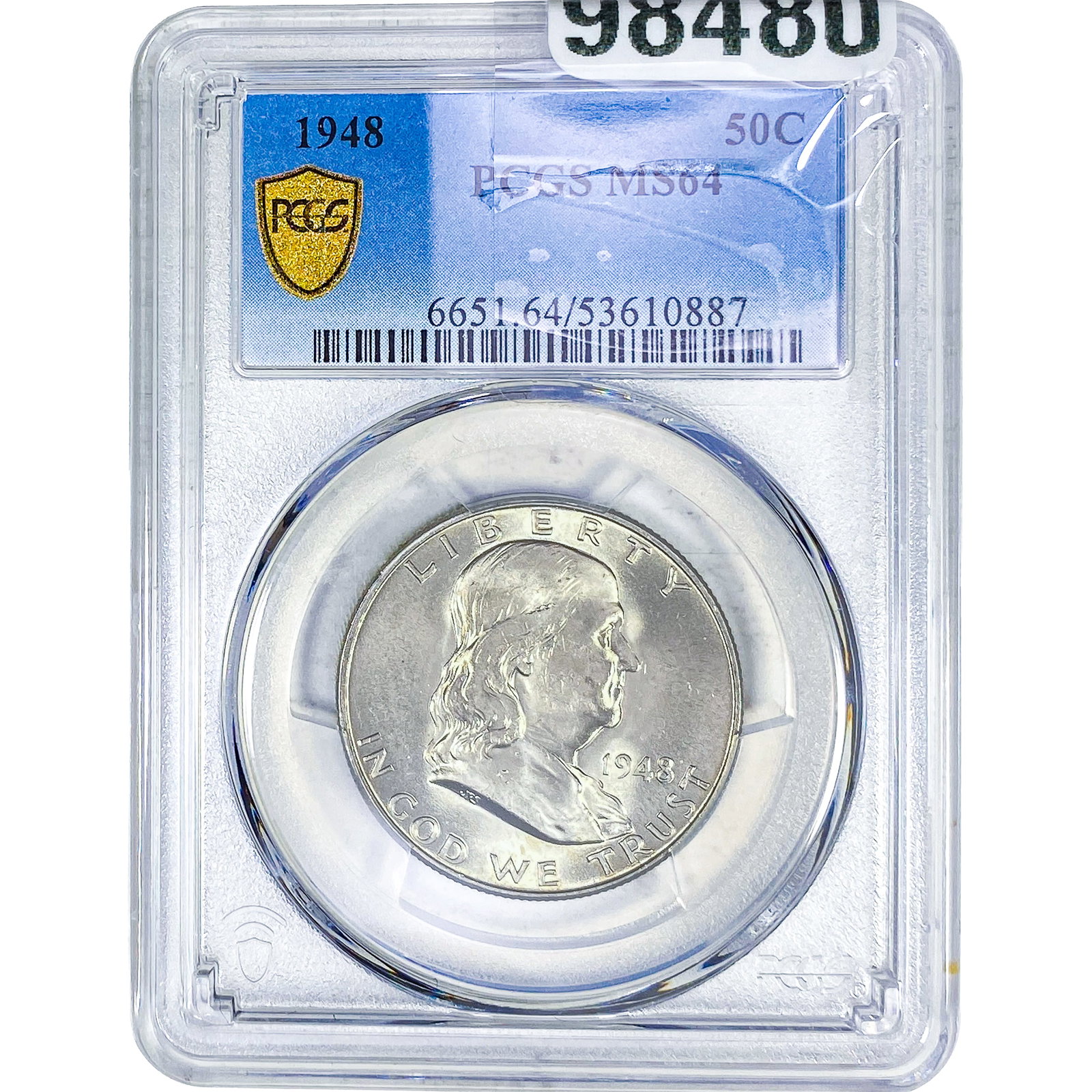 1948 Franklin Half Dollar PCGS MS64