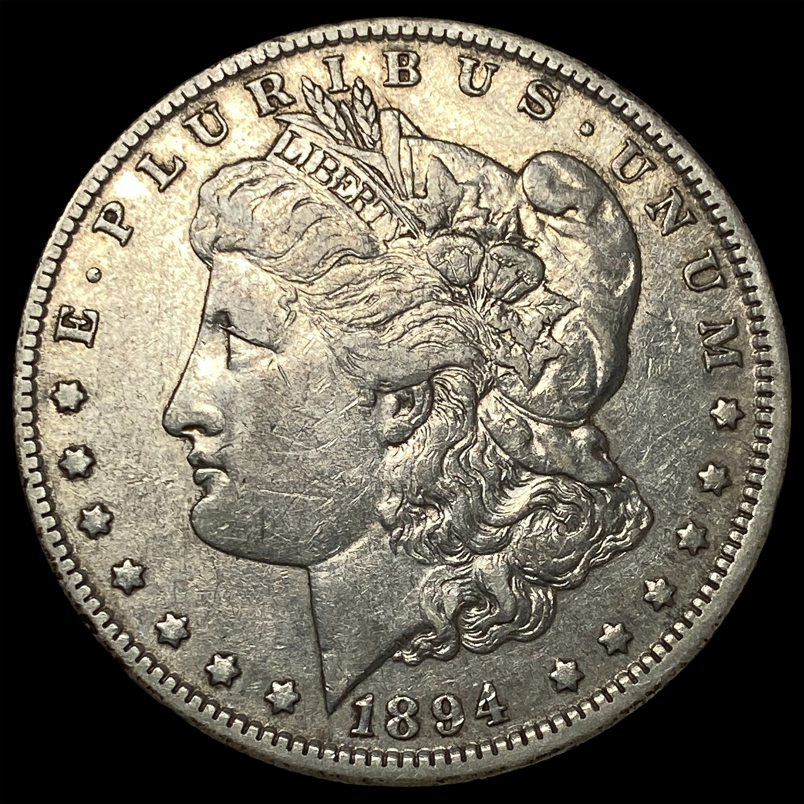 1894-O Silver Morgan Dollar NEARLY UNCIRCULATED: 1894-O Silver Morgan Dollar NEARLY UNCIRCULATED