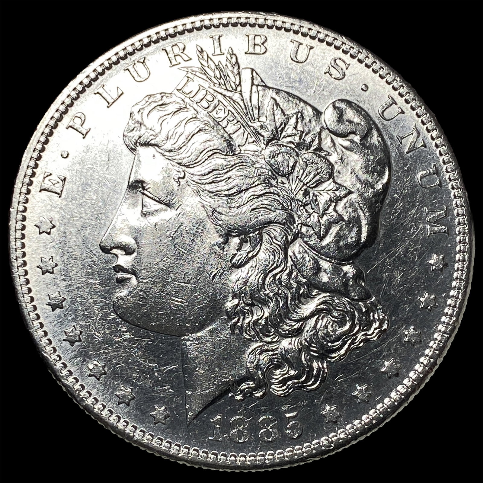 1885 Morgan Silver Dollar CHOICE AU: 1885 Morgan Silver Dollar CHOICE AU