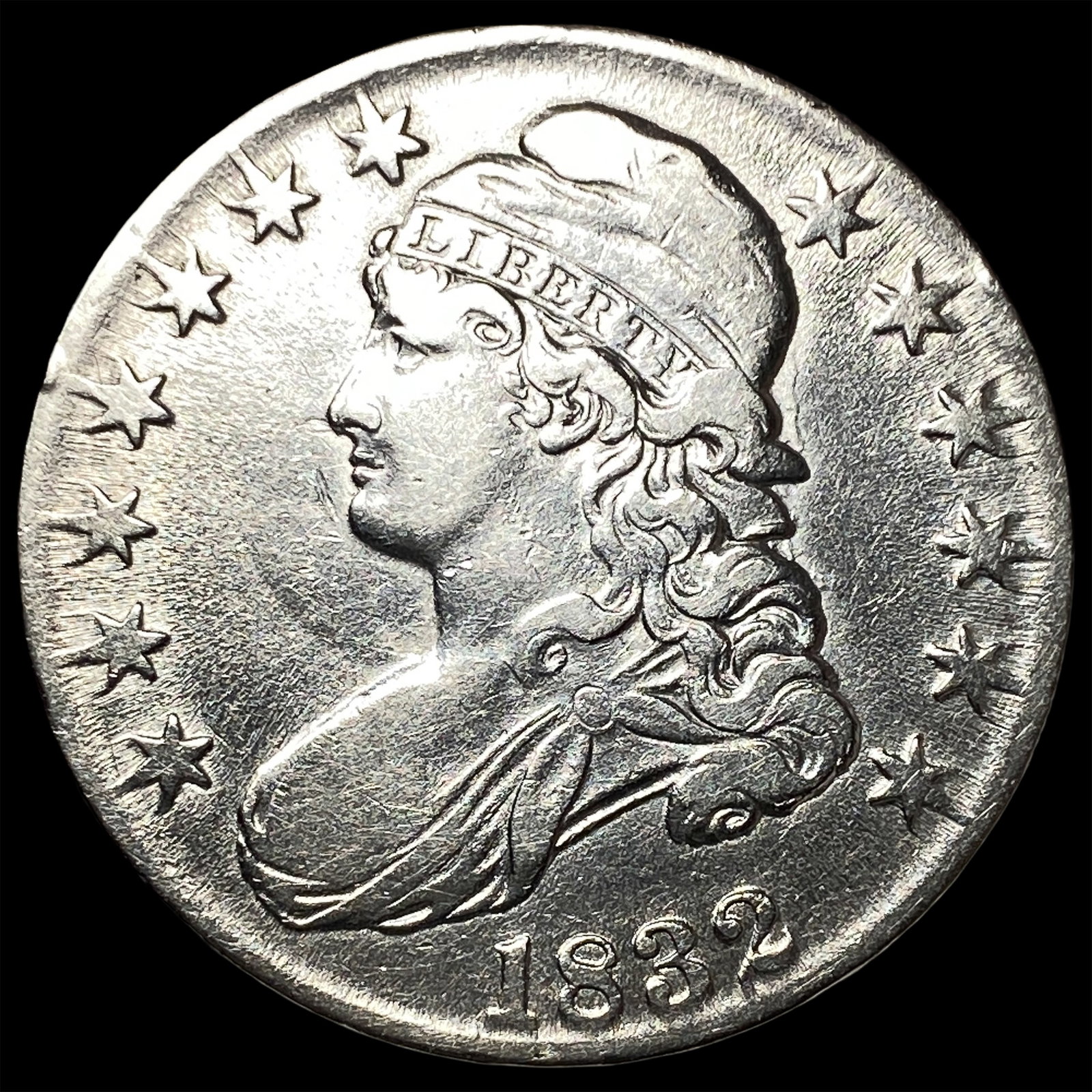 1832 Capped Bust Half Dollar CHOICE AU (1 of 2)