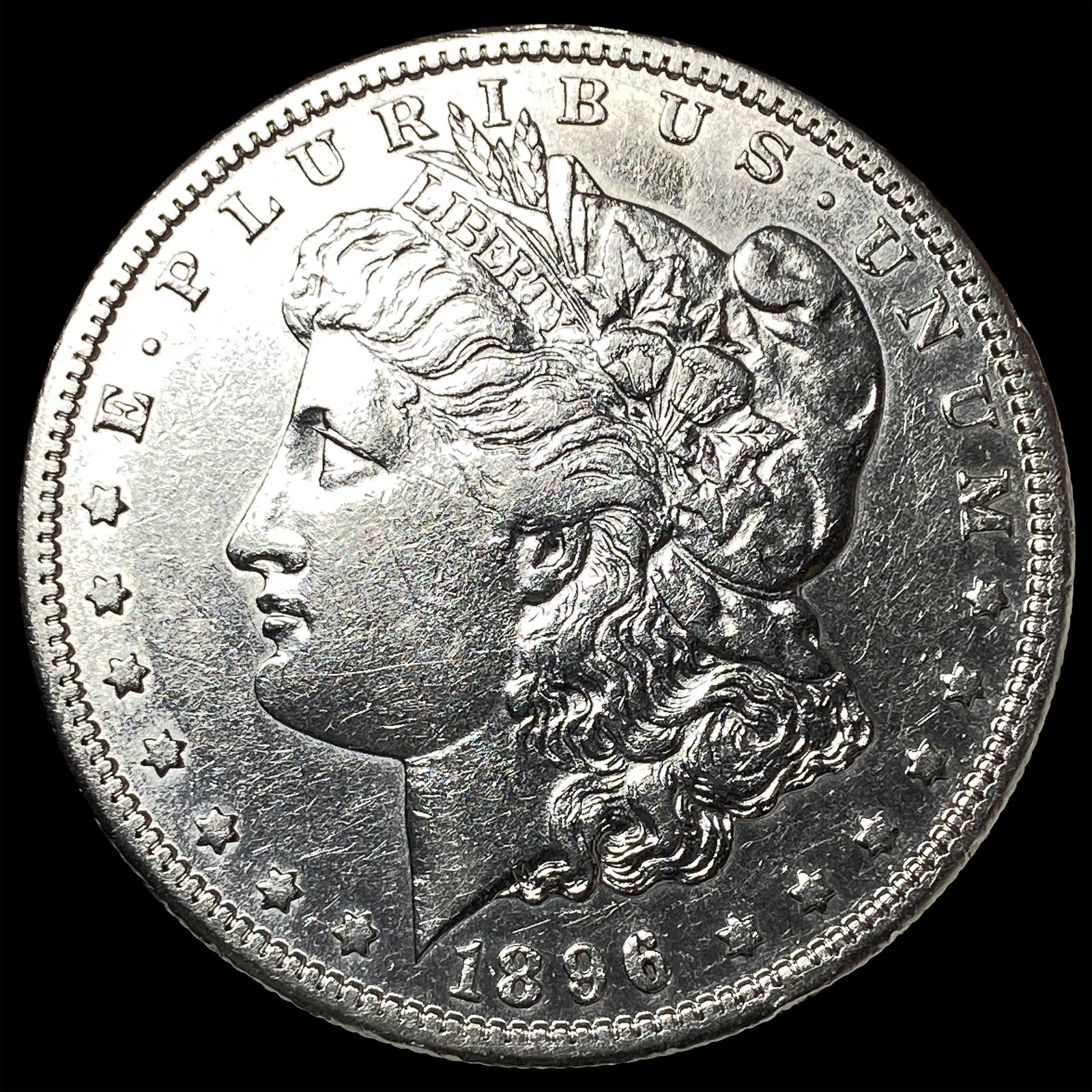 1896-S Silver Morgan Dollar CLOSELY UNCIRCULATED: 1896-S Silver Morgan Dollar CLOSELY UNCIRCULATED