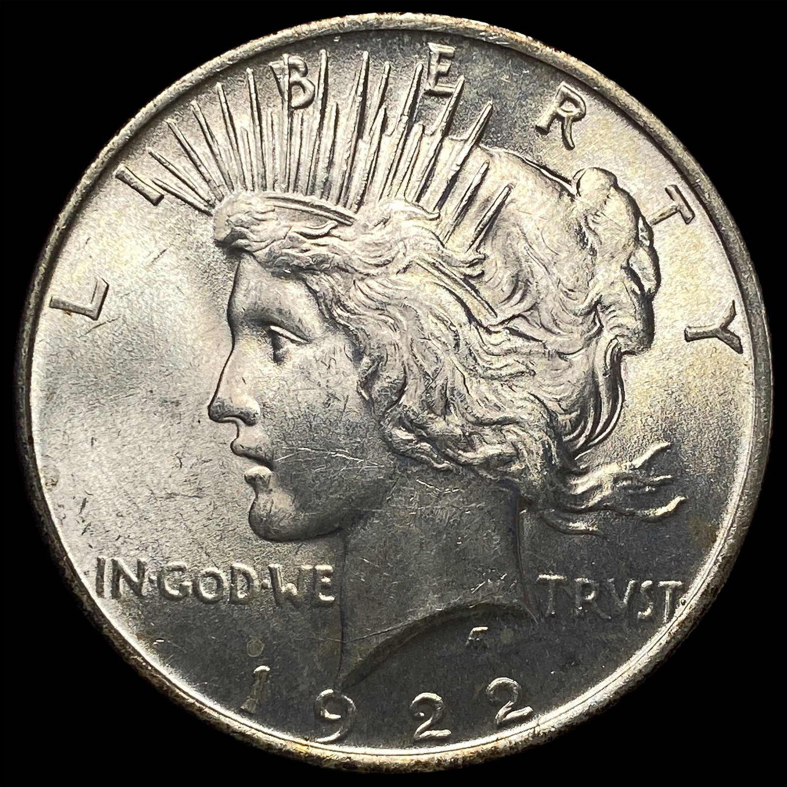 1922 Silver Peace Dollar GEM BU: 1922 Silver Peace Dollar GEM BU