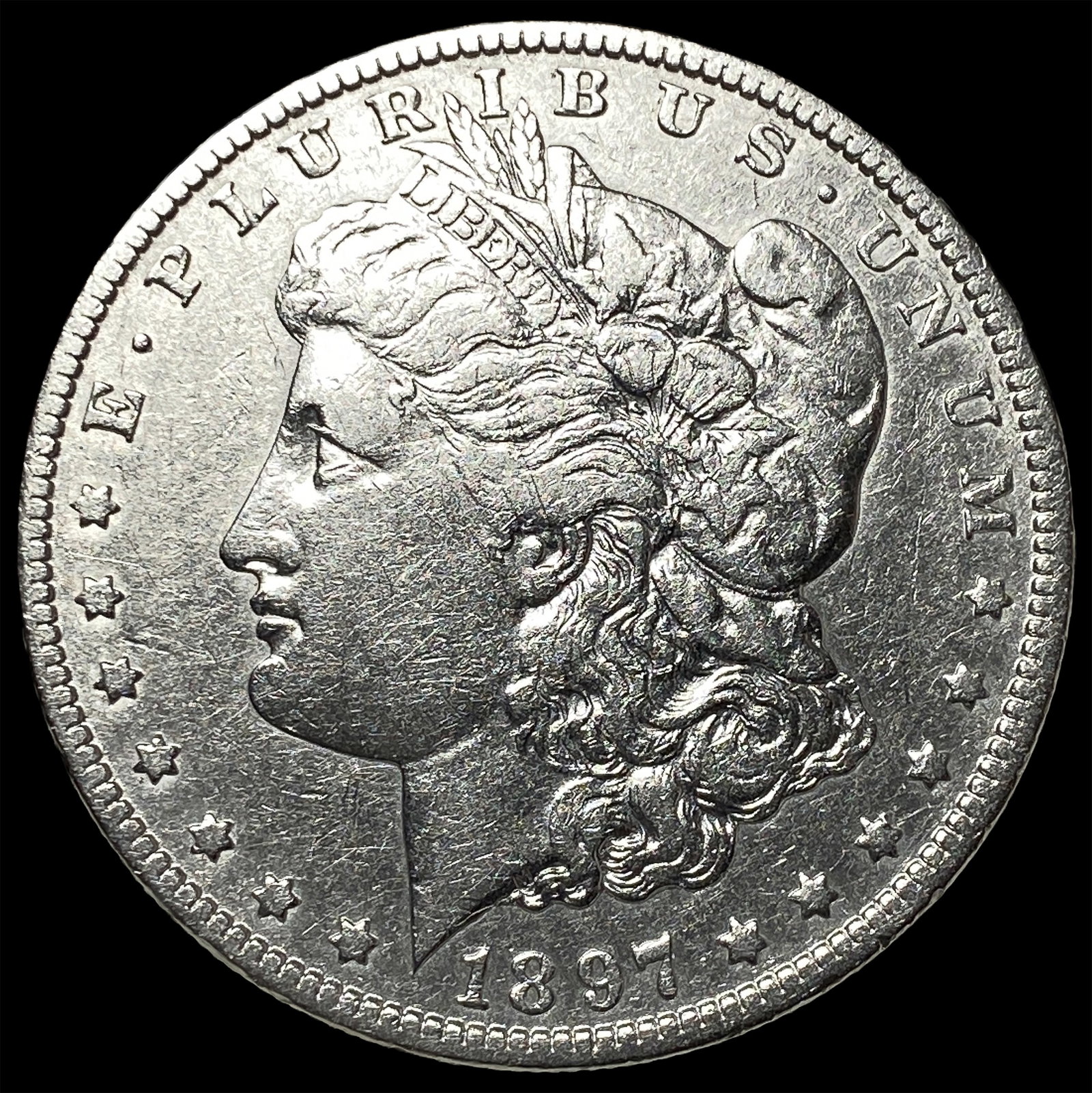 1897-O Silver Morgan Dollar NEARLY UNCIRCULATED: 1897-O Silver Morgan Dollar NEARLY UNCIRCULATED