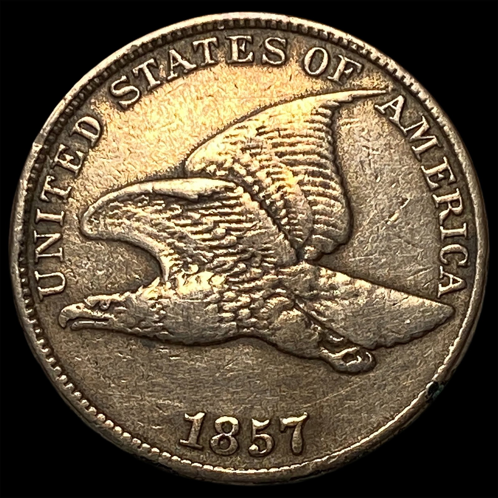 1857 Flying Eagle Cent CHOICE AU: 1857 Flying Eagle Cent CHOICE AU