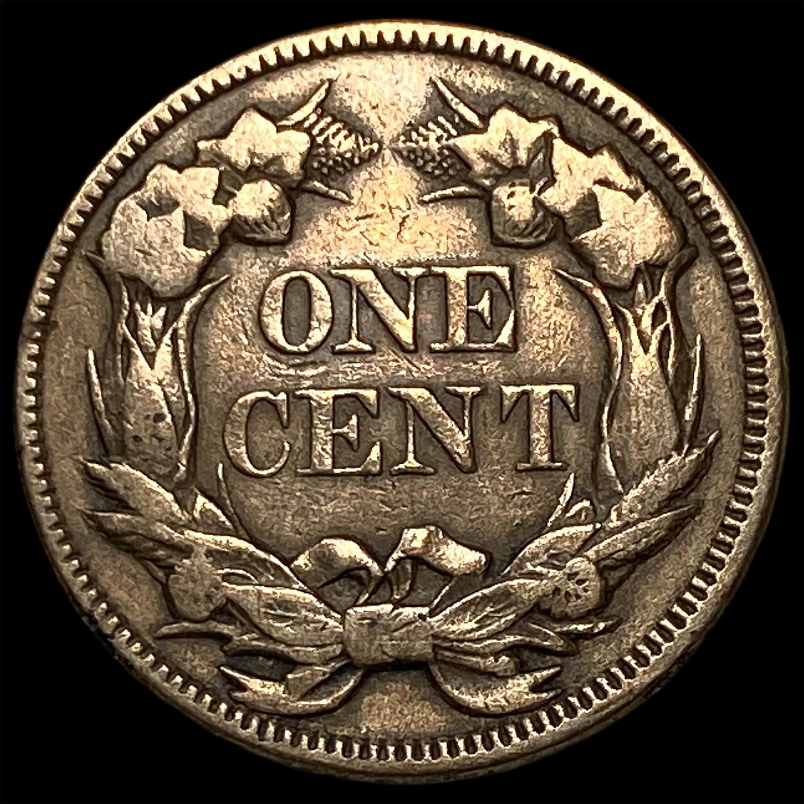 1857 Flying Eagle Cent CHOICE AU - 2