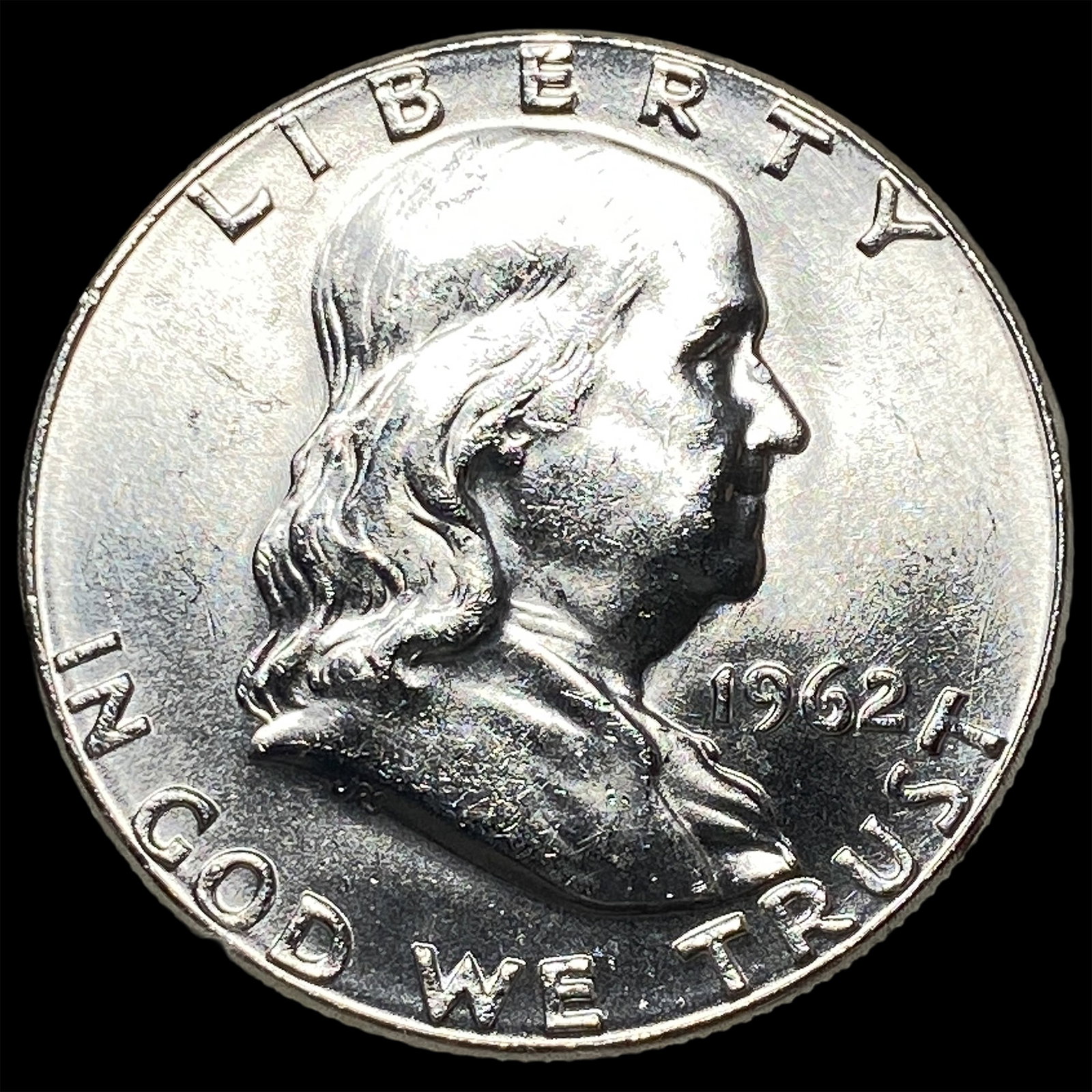 1962 Franklin Half Dollar CHOICE BU (1 of 2)