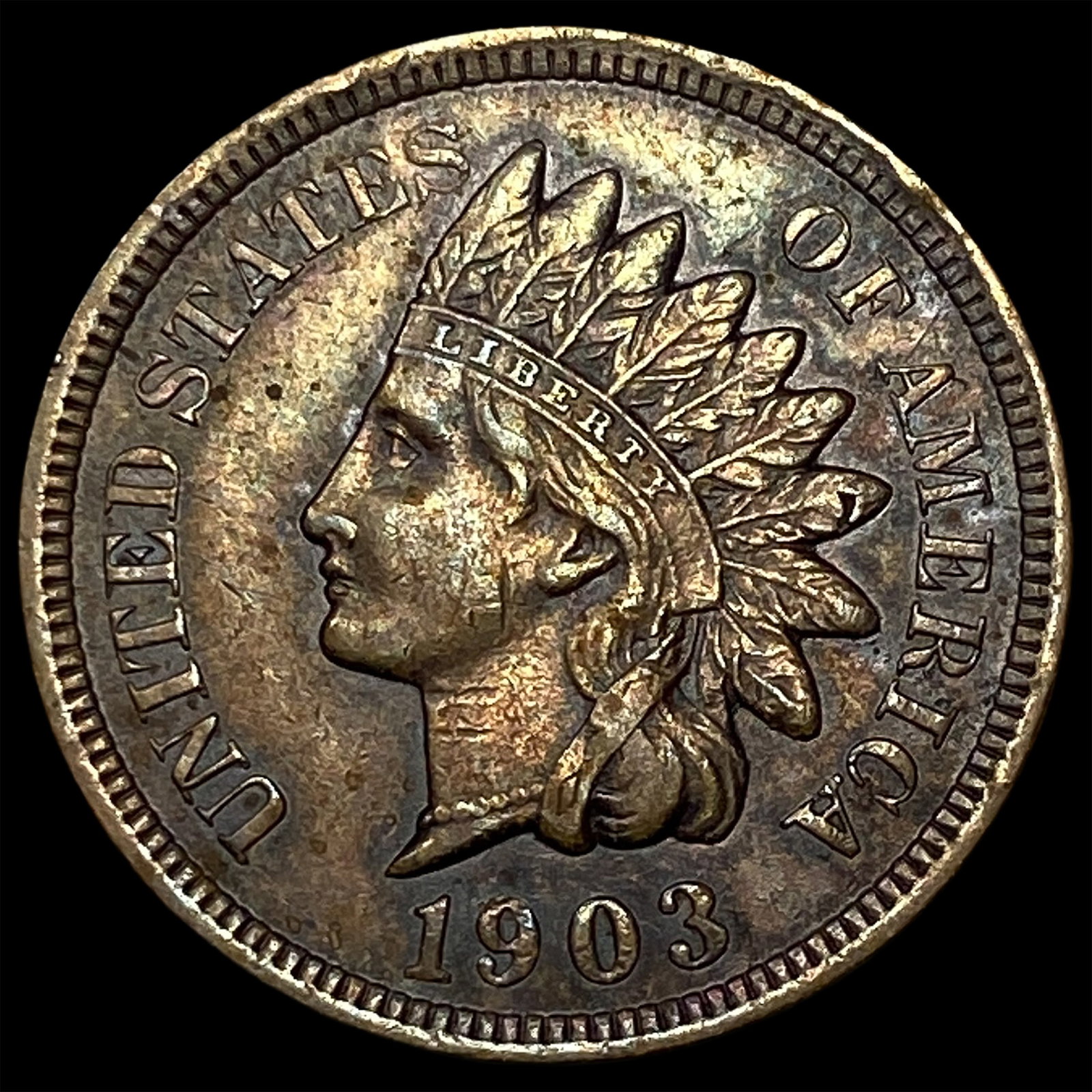 1903 BN Indian Head Cent CHOICE AU: 1903 BN Indian Head Cent CHOICE AU