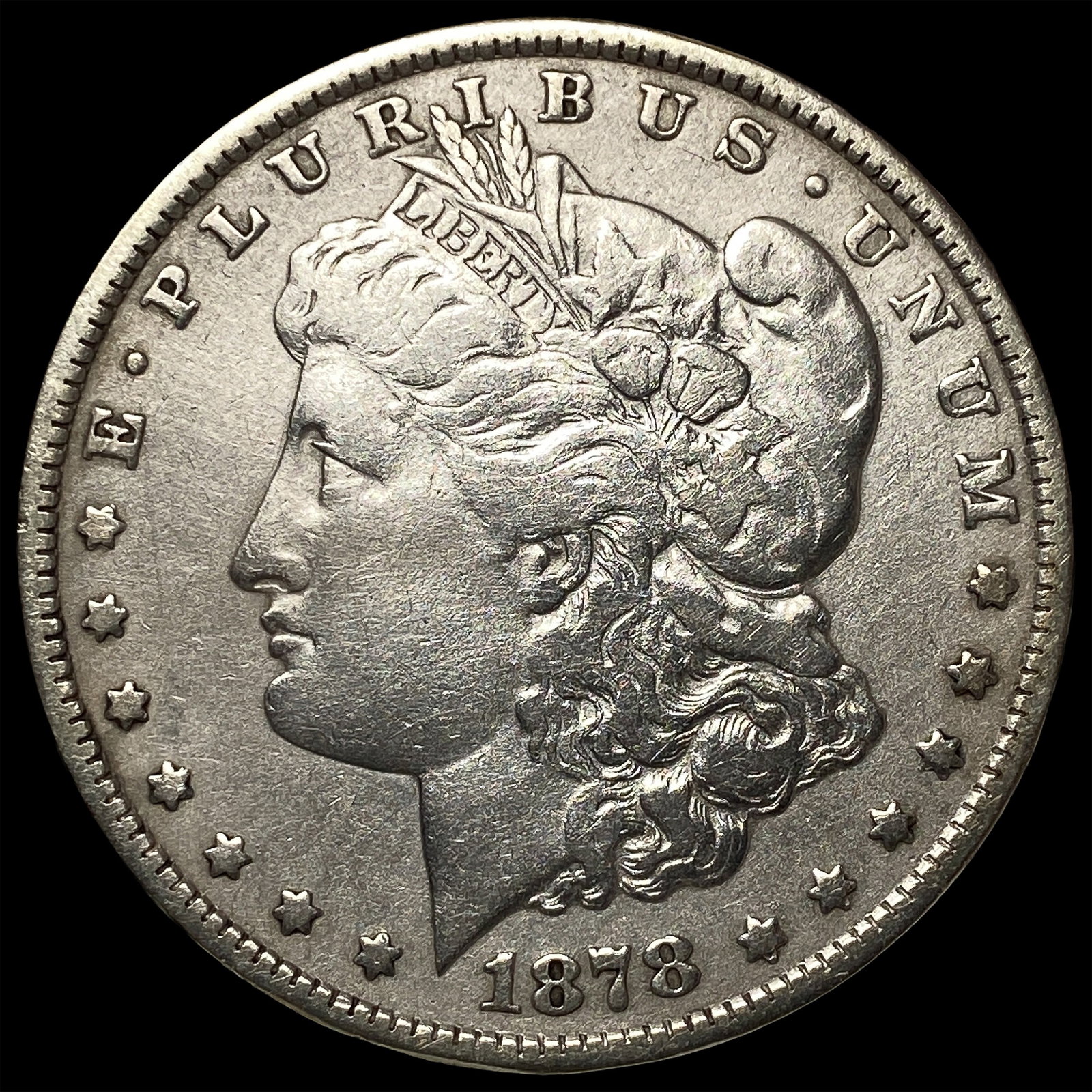 1878-CC Silver Morgan Dollar NEARLY UNCIRCULATED: 1878-CC Silver Morgan Dollar NEARLY UNCIRCULATED