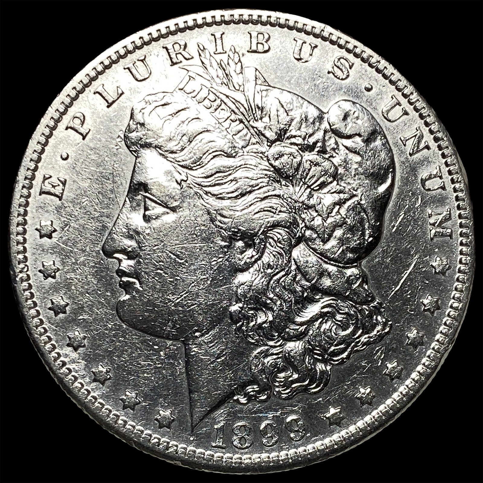 1899-S Silver Morgan Dollar CHOICE AU: 1899-S Silver Morgan Dollar CHOICE AU