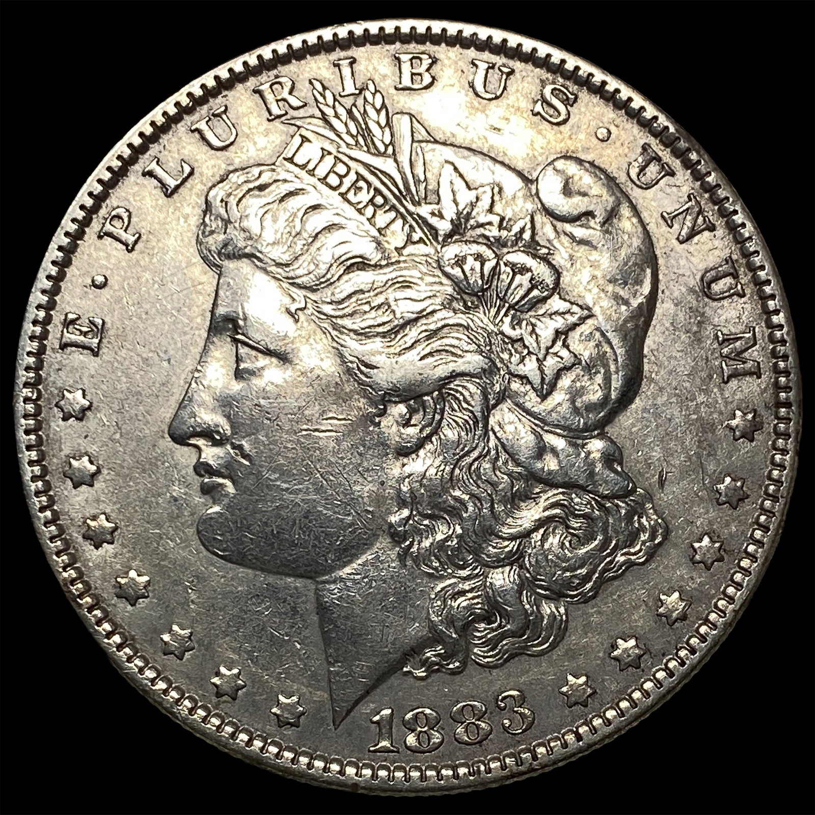1883 Silver Morgan Dollar CLOSELY UNCIRCULATED: 1883 Silver Morgan Dollar CLOSELY UNCIRCULATED