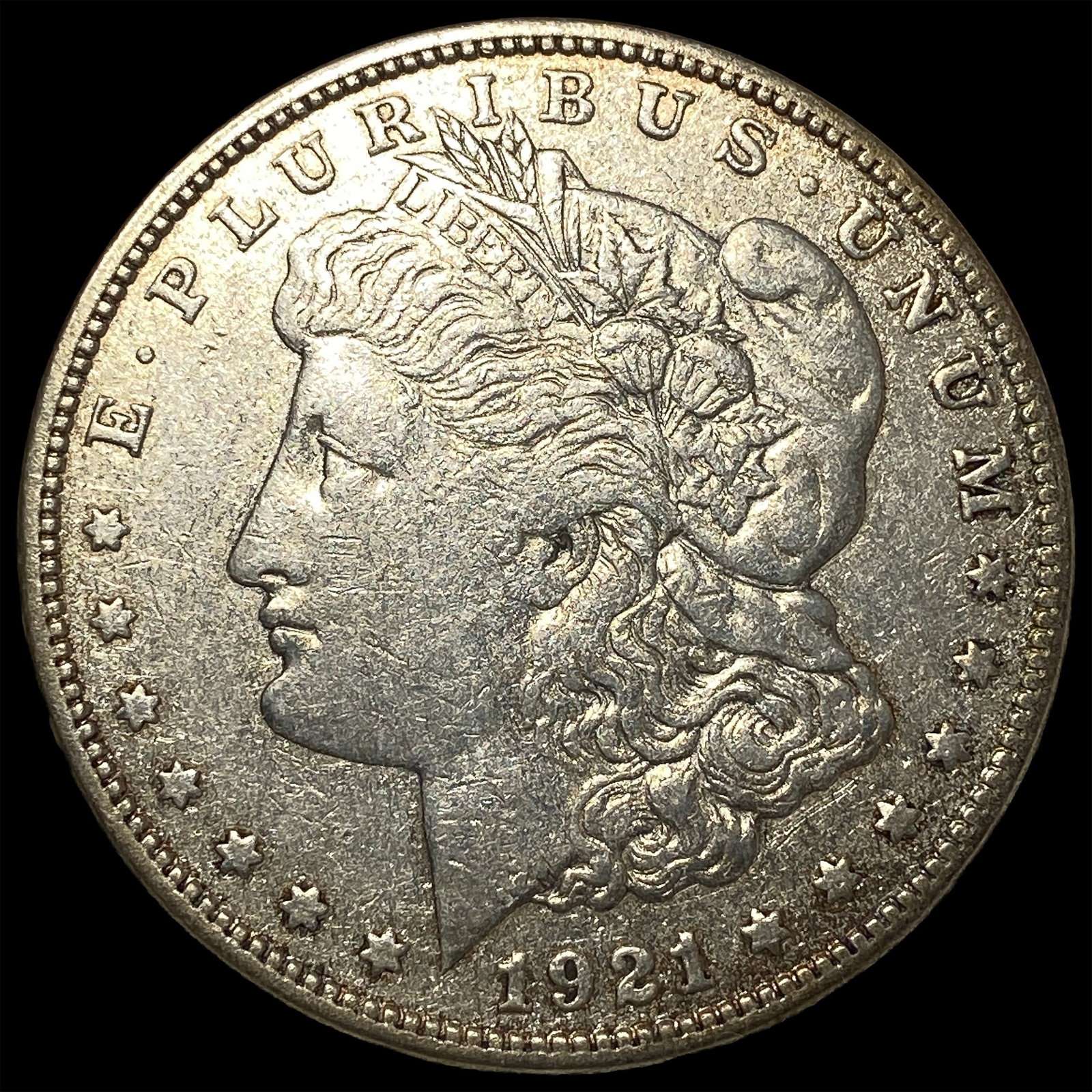 1921-S Silver Morgan Dollar NEARLY UNCIRCULATED: 1921-S Silver Morgan Dollar NEARLY UNCIRCULATED