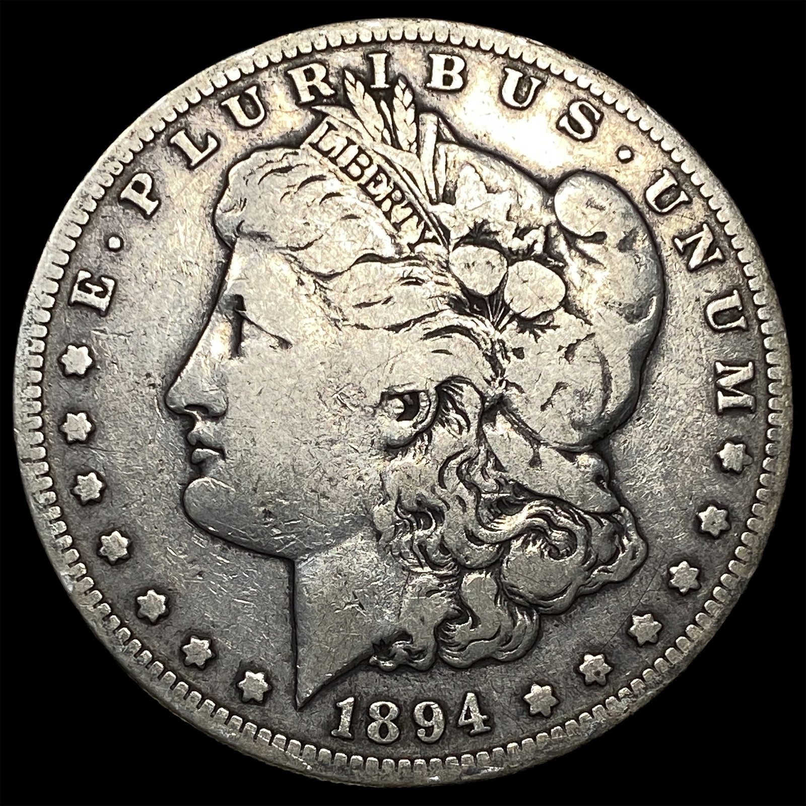 1894-S Silver Morgan Dollar LIGHTLY CIRCULATED: 1894-S Silver Morgan Dollar LIGHTLY CIRCULATED