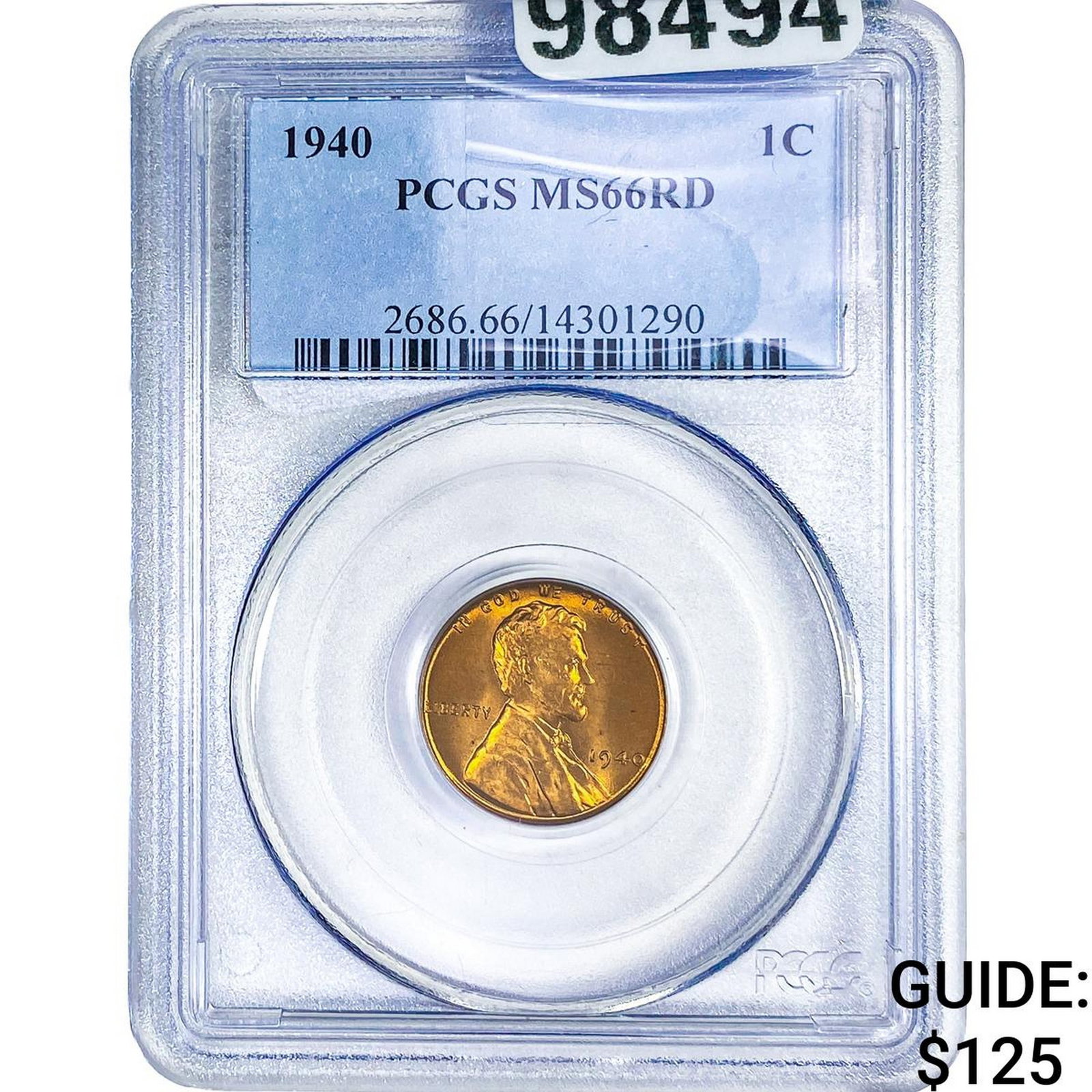 1940 Wheat Cent PCGS MS66 RD (1 of 2)