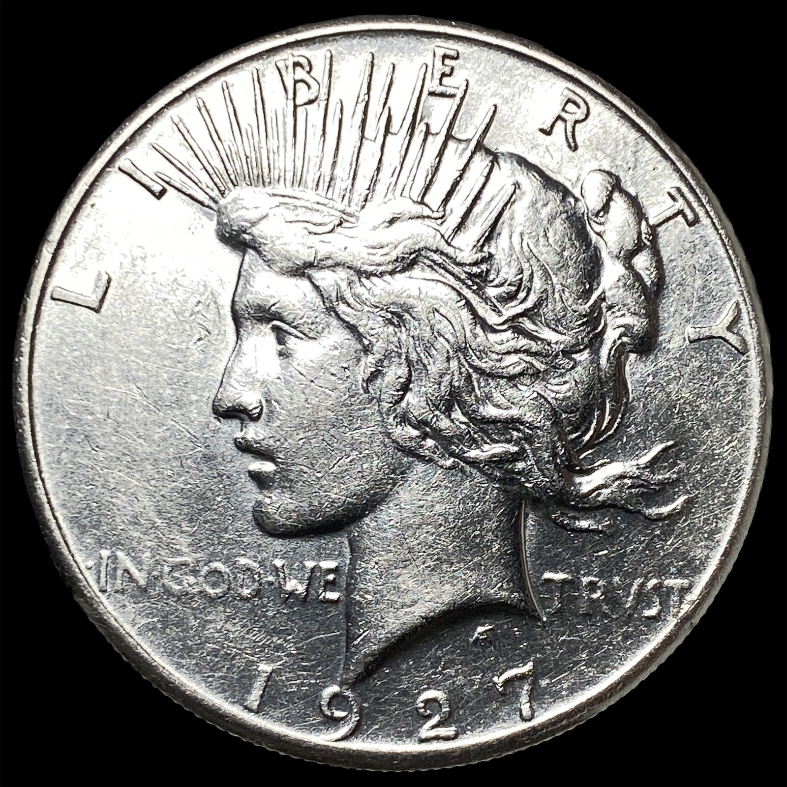 1927-S Silver Peace Dollar UNCIRCULATED: 1927-S Silver Peace Dollar UNCIRCULATED