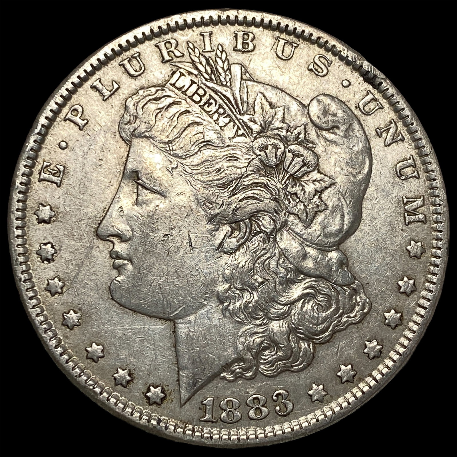 1883 Silver Morgan Dollar CLOSELY UNCIRCULATED: 1883 Silver Morgan Dollar CLOSELY UNCIRCULATED