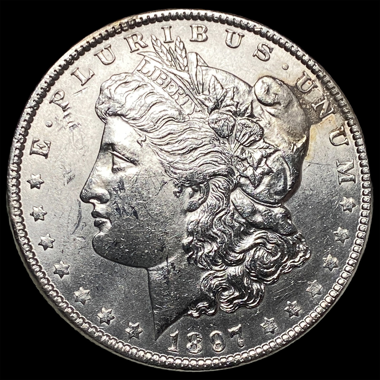 1887 Morgan Silver Dollar UNCIRCULATED: 1887 Morgan Silver Dollar UNCIRCULATED