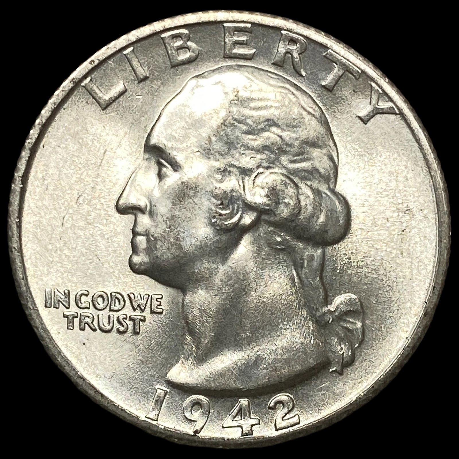 1942-S Silver Washington Quarter UNCIRCULATED: 1942-S Silver Washington Quarter UNCIRCULATED
