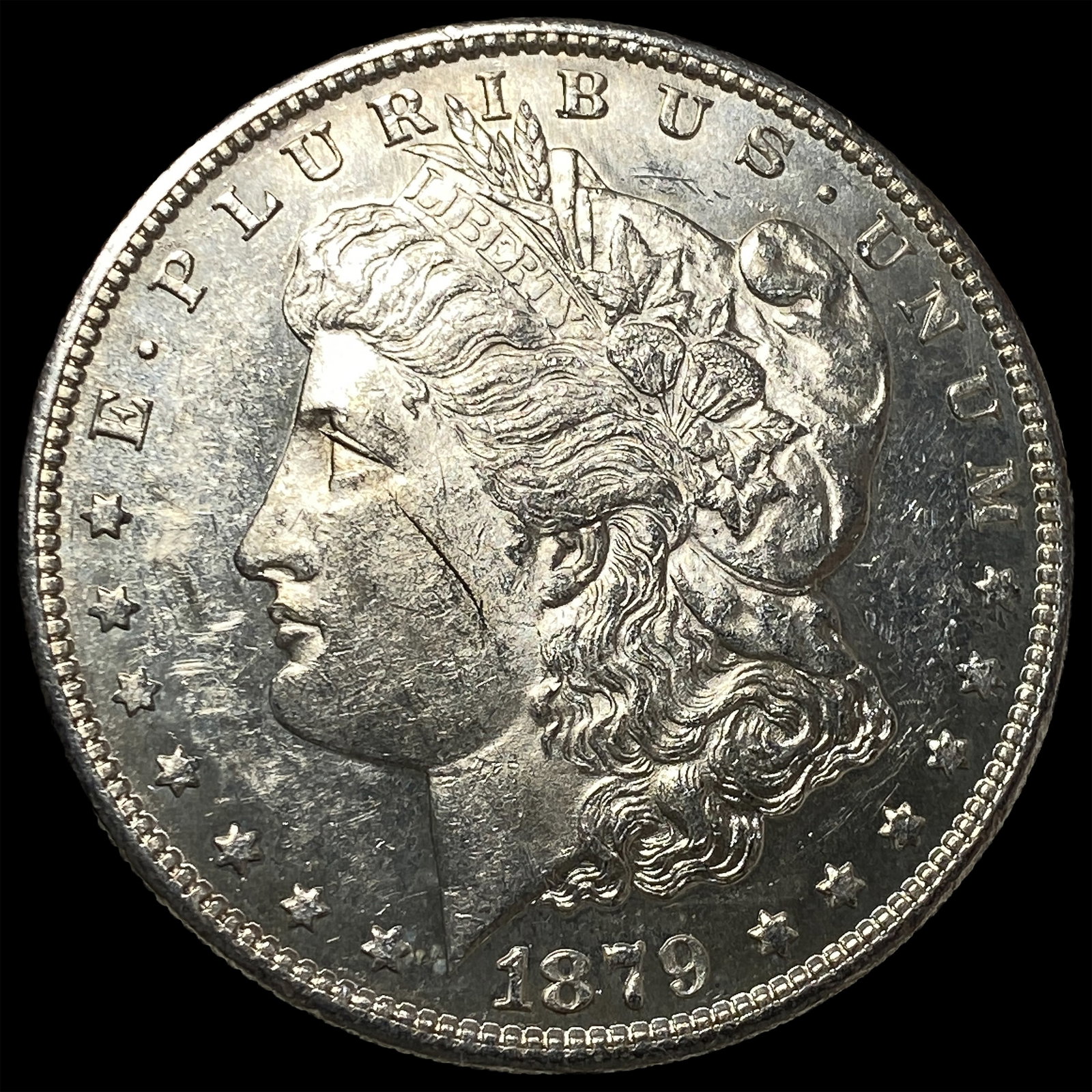 1879-S Silver Morgan Dollar UNCIRCULATED: 1879-S Silver Morgan Dollar UNCIRCULATED