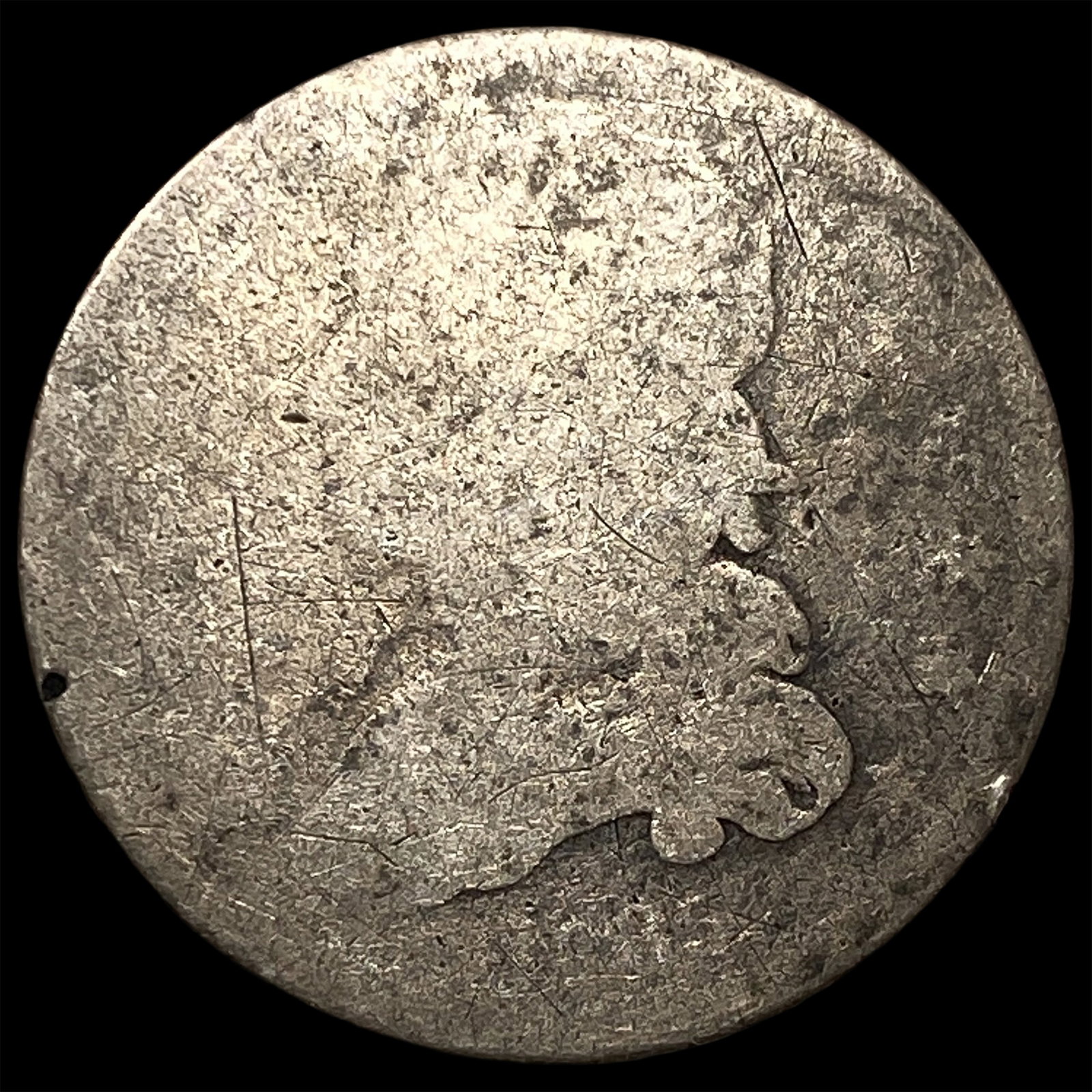 1815-1838 Capped Bust Silver Quarter NICELY CIRCULATED (1 of 2)