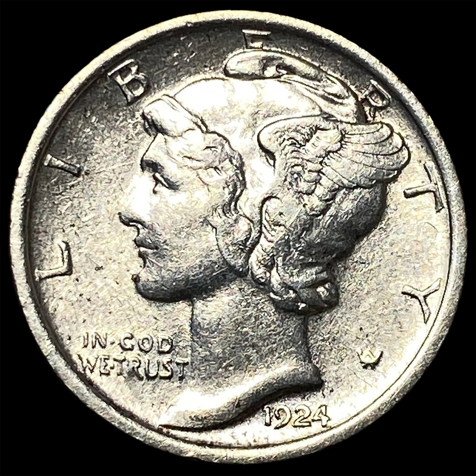 1924 Mercury Dime UNCIRCULATED: 1924 Mercury Dime UNCIRCULATED