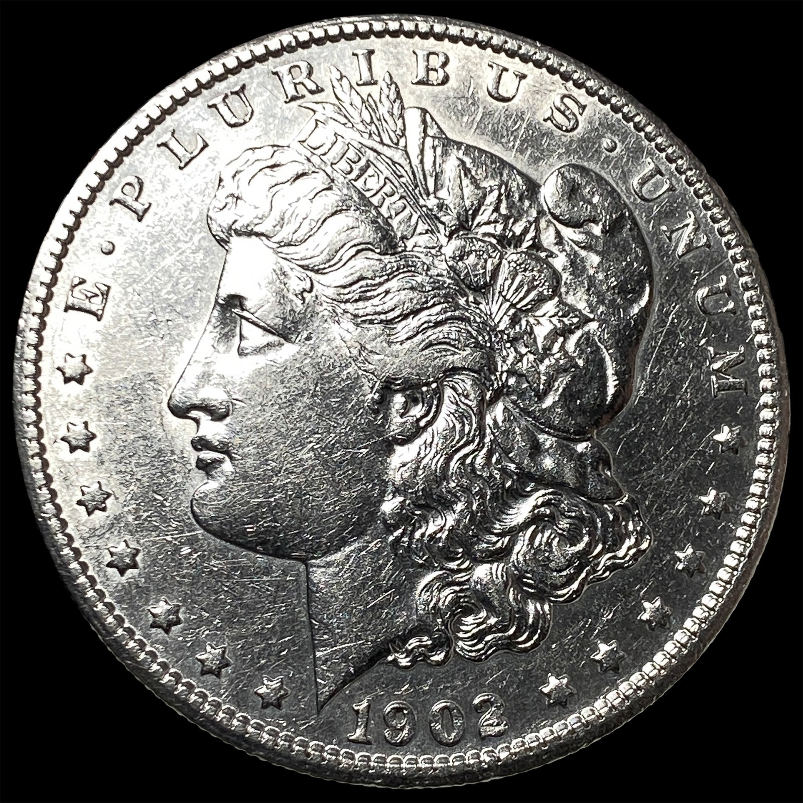 1902-S Silver Morgan Dollar CLOSELY UNCIRCULATED: 1902-S Silver Morgan Dollar CLOSELY UNCIRCULATED