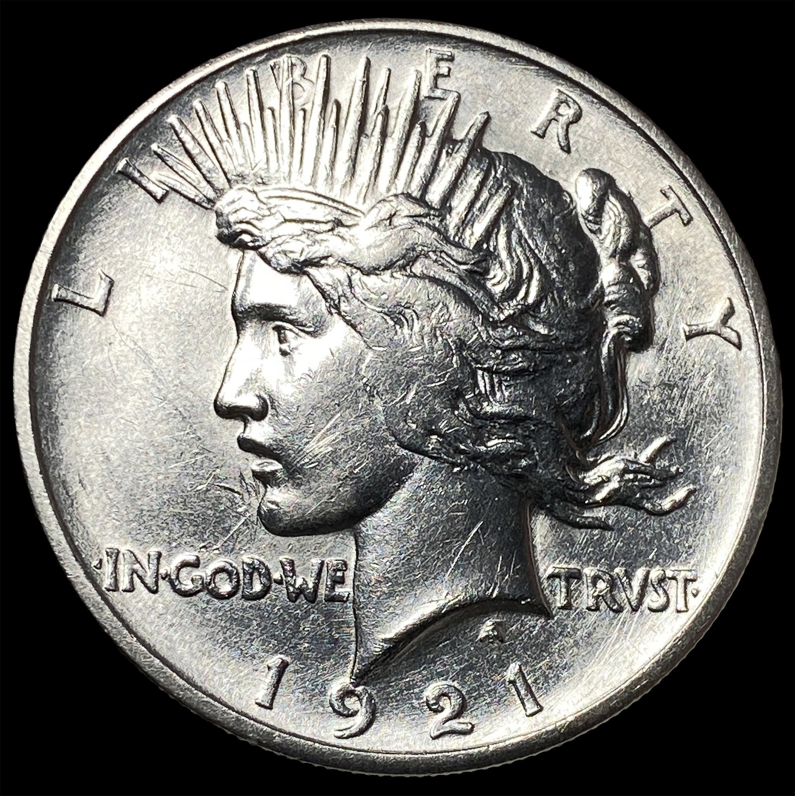 1921 Silver Peace Dollar UNCIRCULATED: 1921 Silver Peace Dollar UNCIRCULATED