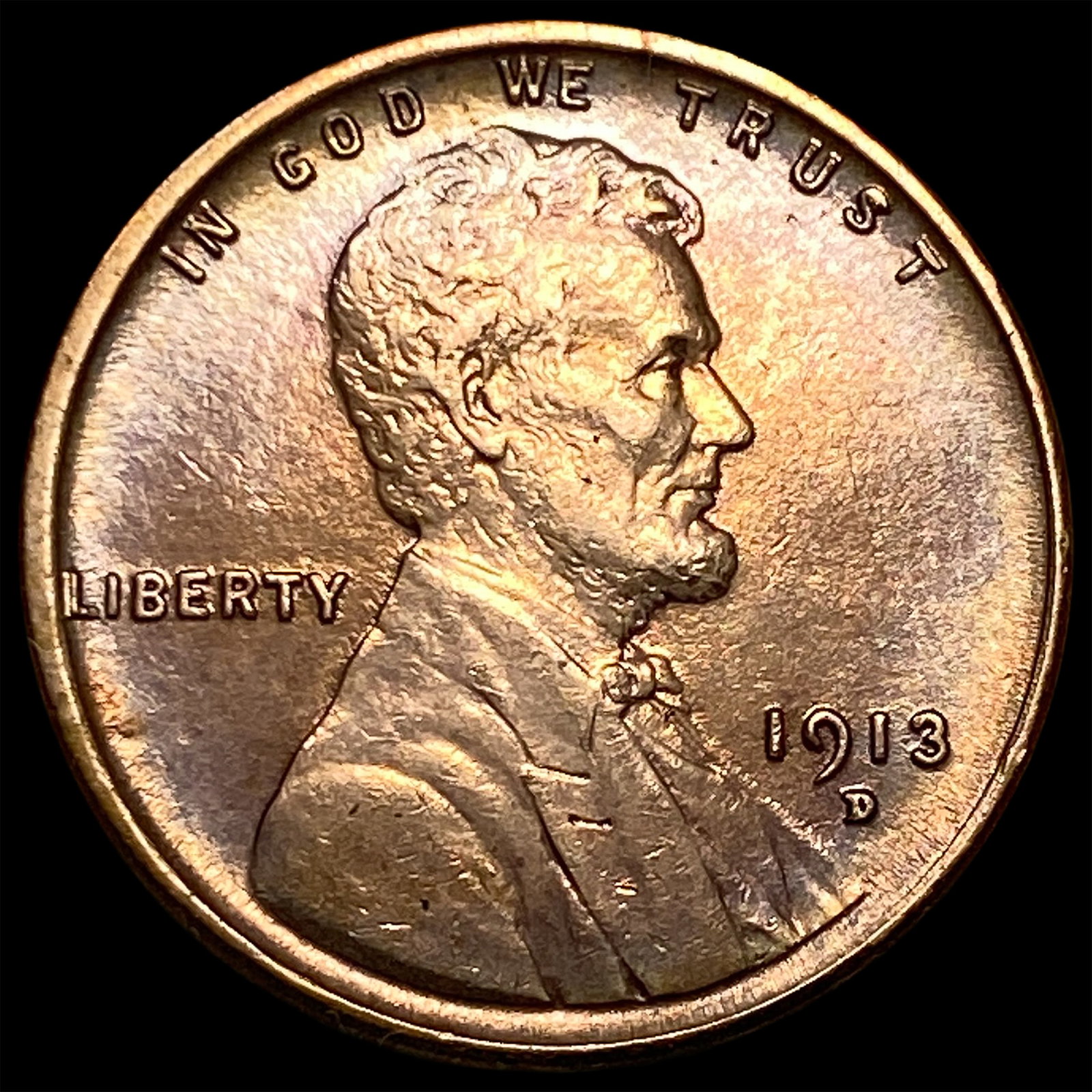 1913-D Lincoln Wheat Cent UNCIRCULATED: 1913-D Lincoln Wheat Cent UNCIRCULATED