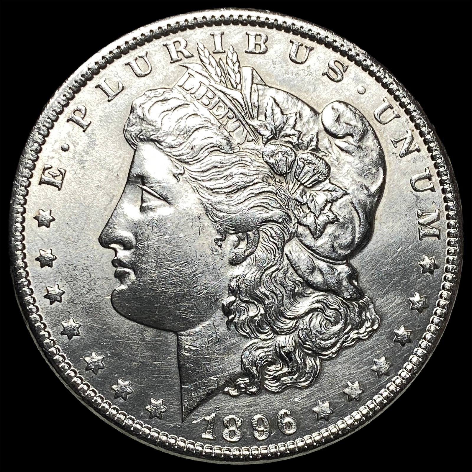 1896 Silver Morgan Dollar UNCIRCULATED: 1896 Silver Morgan Dollar UNCIRCULATED