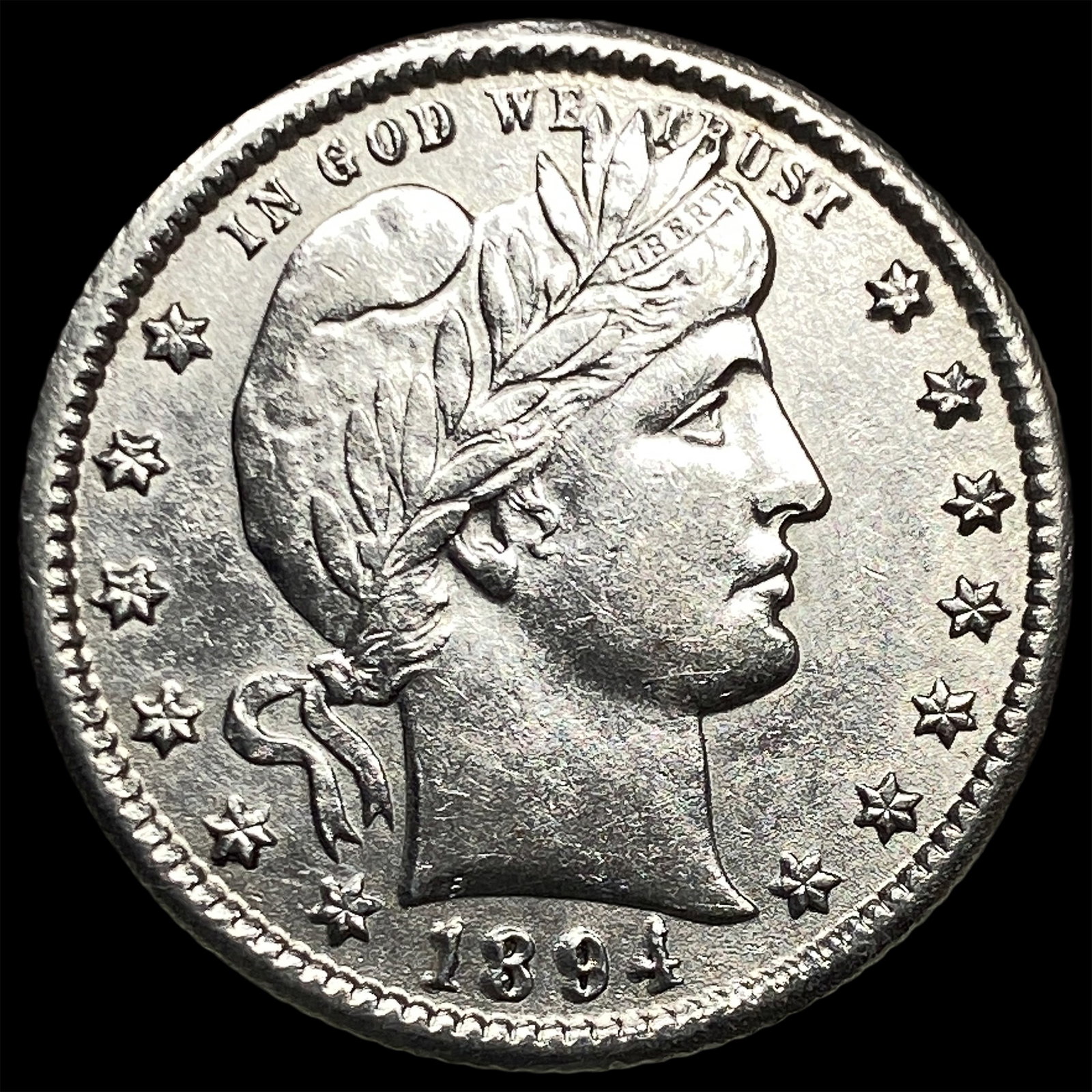 1894 Silver Barber Quarter UNCIRCULATED (1 of 2)