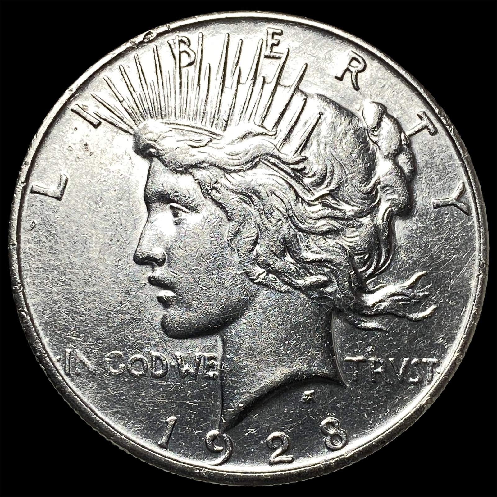 1928-S Silver Peace Dollar UNCIRCULATED: 1928-S Silver Peace Dollar UNCIRCULATED