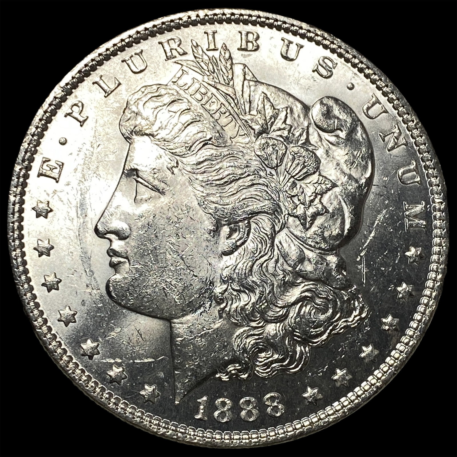 1888 Morgan Silver Dollar UNCIRCULATED: 1888 Morgan Silver Dollar UNCIRCULATED