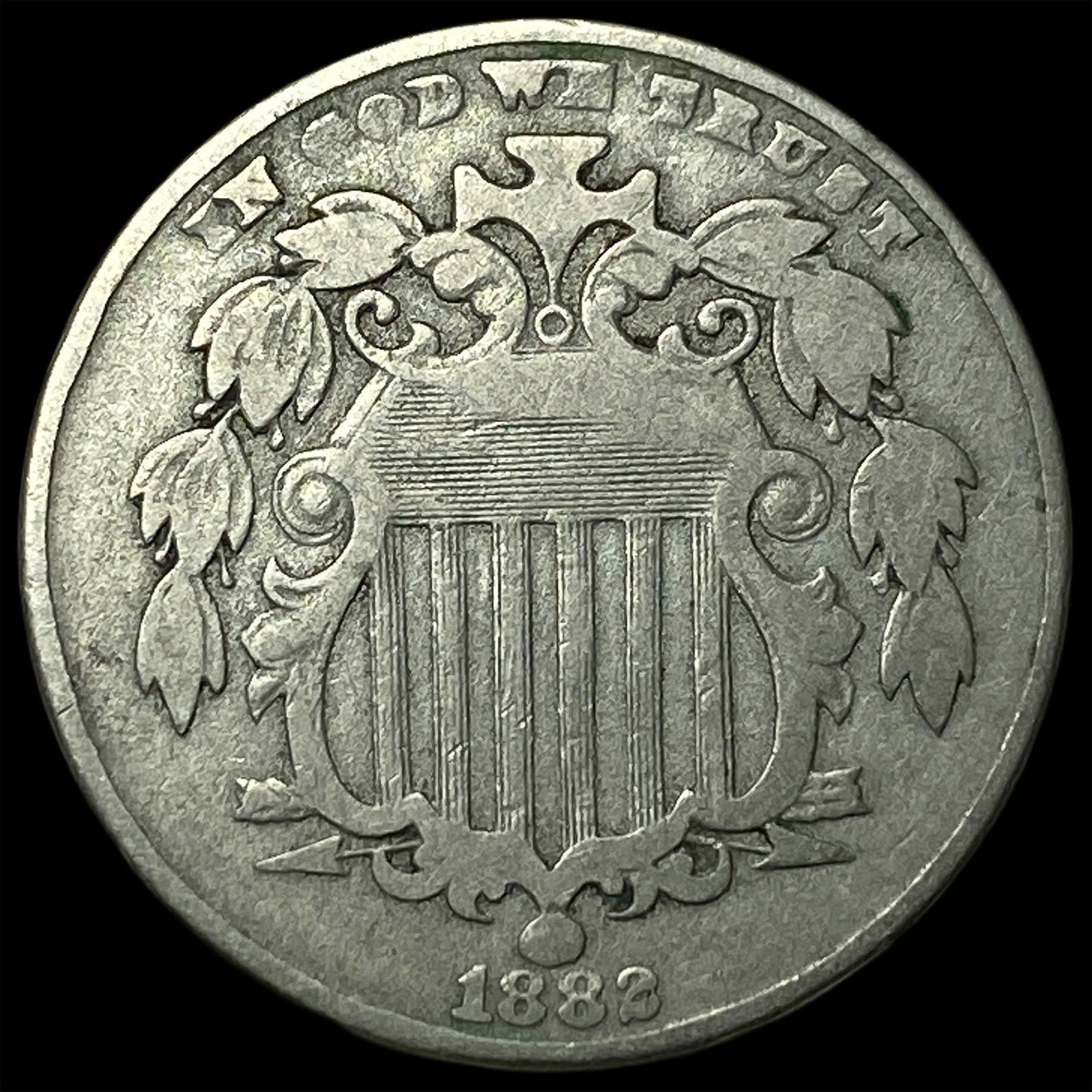 1882 Shield Nickel LIGHTLY CIRCULATED (1 of 2)