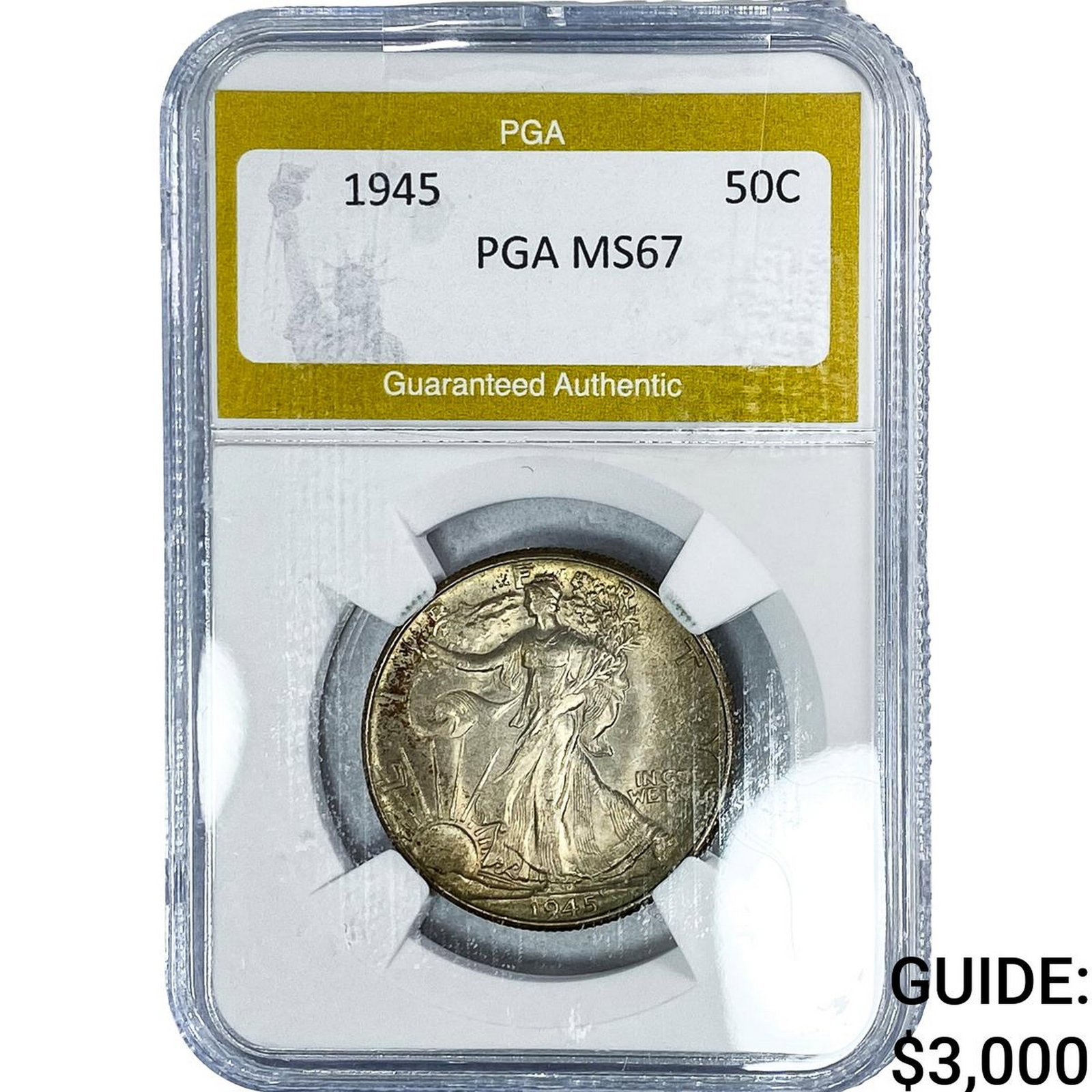 1945 Standing Liberty Half Dollar PGA MS67 (1 of 2)