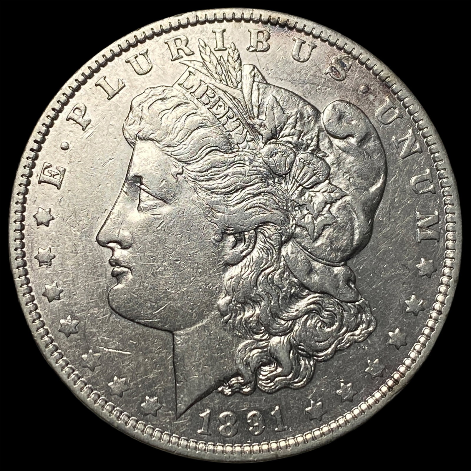 1891-O Silver Morgan Dollar CLOSELY UNCIRCULATED: 1891-O Silver Morgan Dollar CLOSELY UNCIRCULATED