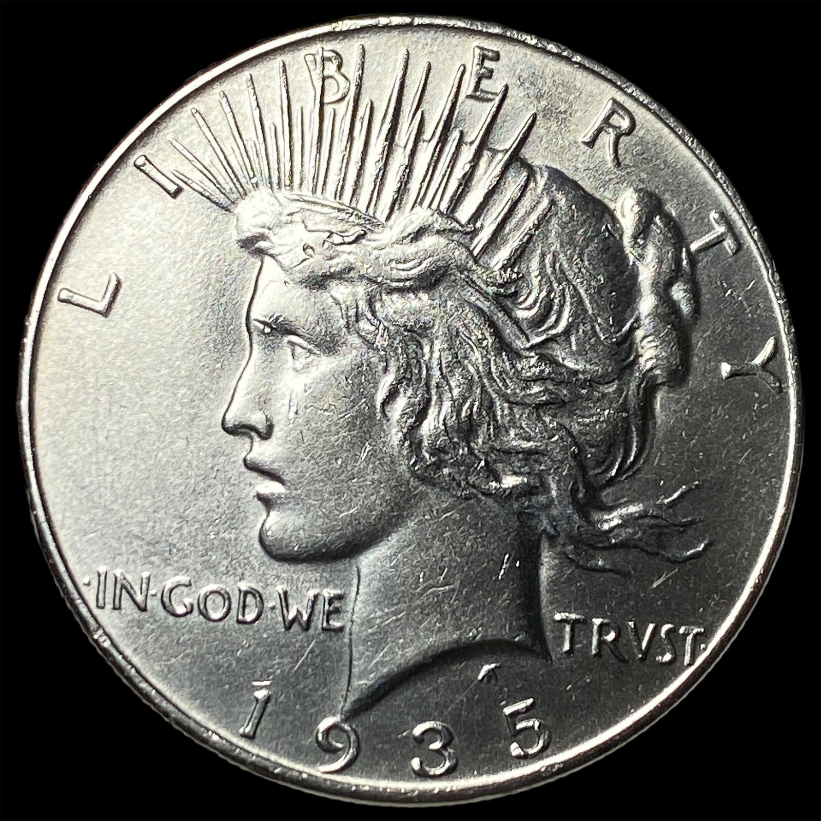 1935 Silver Peace Dollar CHOICE BU: 1935 Silver Peace Dollar CHOICE BU