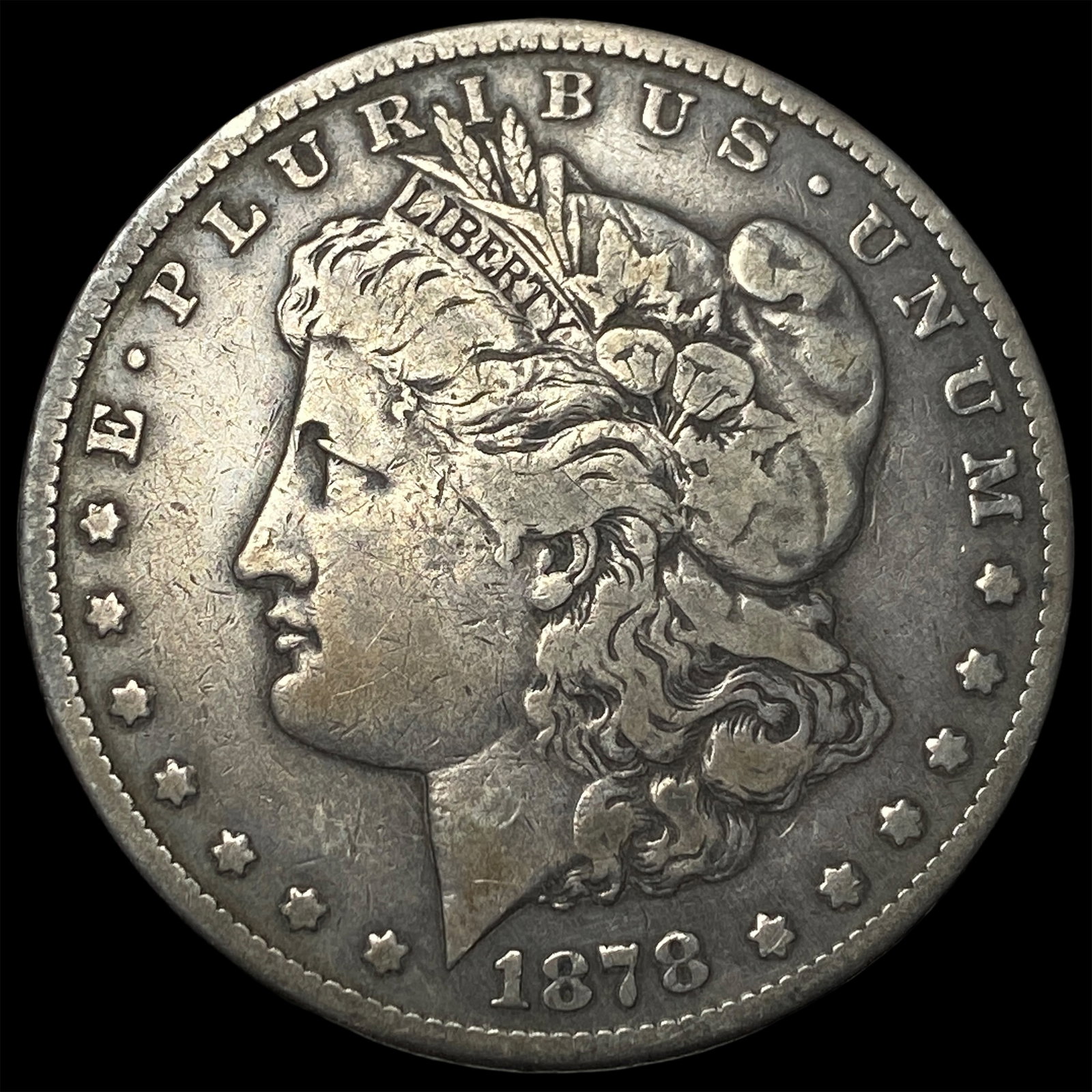 1878-CC Silver Morgan Dollar NEARLY UNCIRCULATED: 1878-CC Silver Morgan Dollar NEARLY UNCIRCULATED