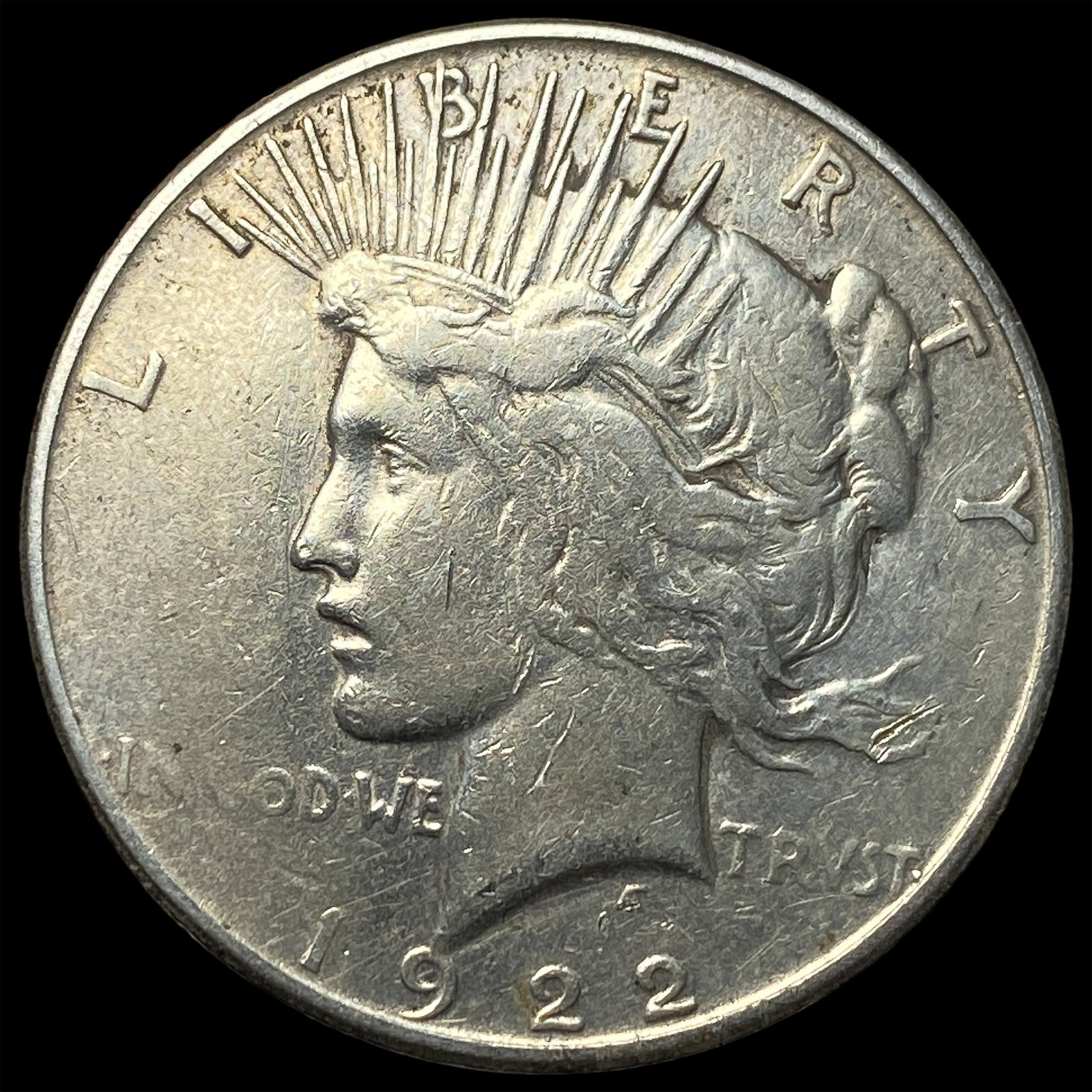 1922 Silver Peace Dollar NEARLY UNCIRCULATED: 1922 Silver Peace Dollar NEARLY UNCIRCULATED