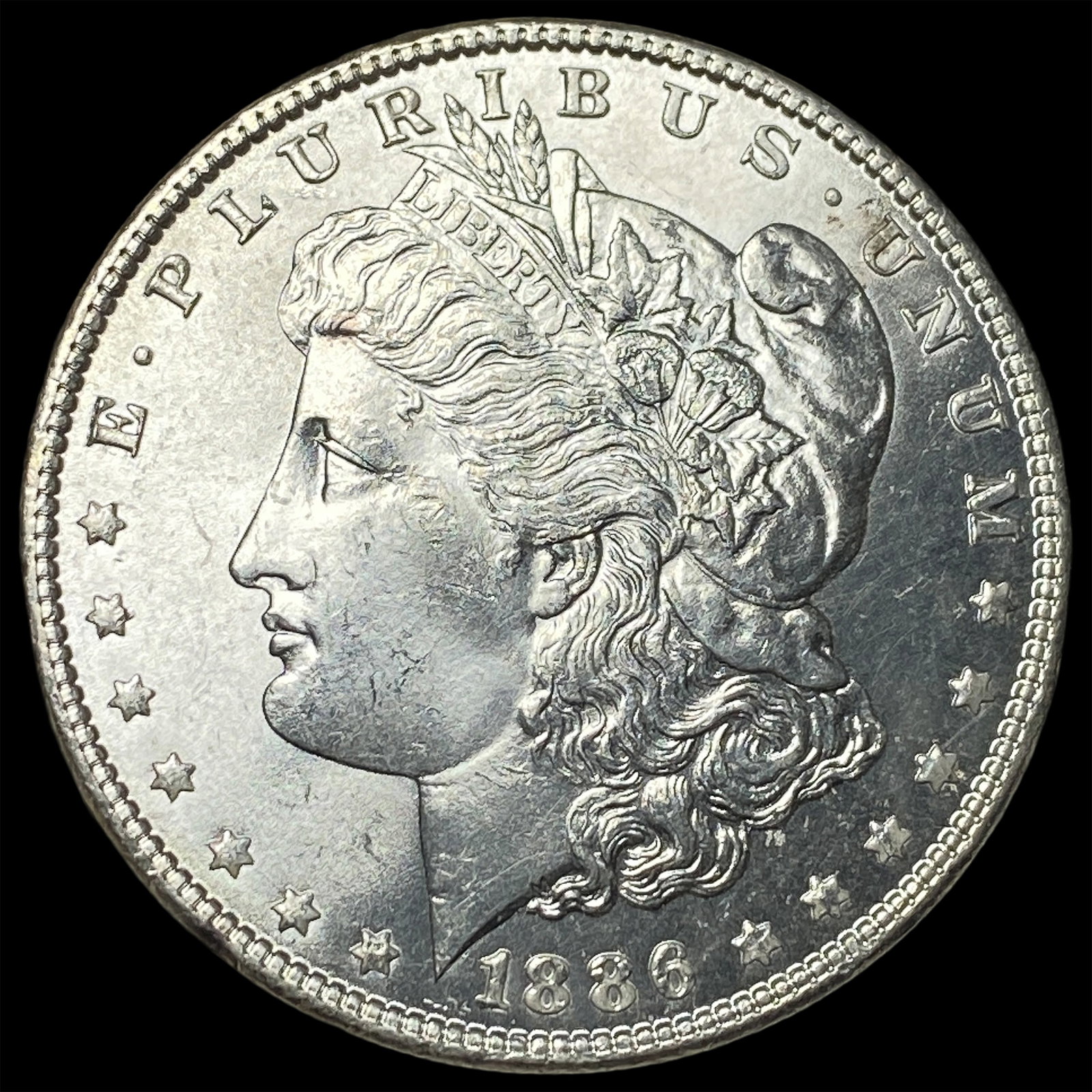 1886 Morgan Silver Dollar CHOICE BU: 1886 Morgan Silver Dollar CHOICE BU
