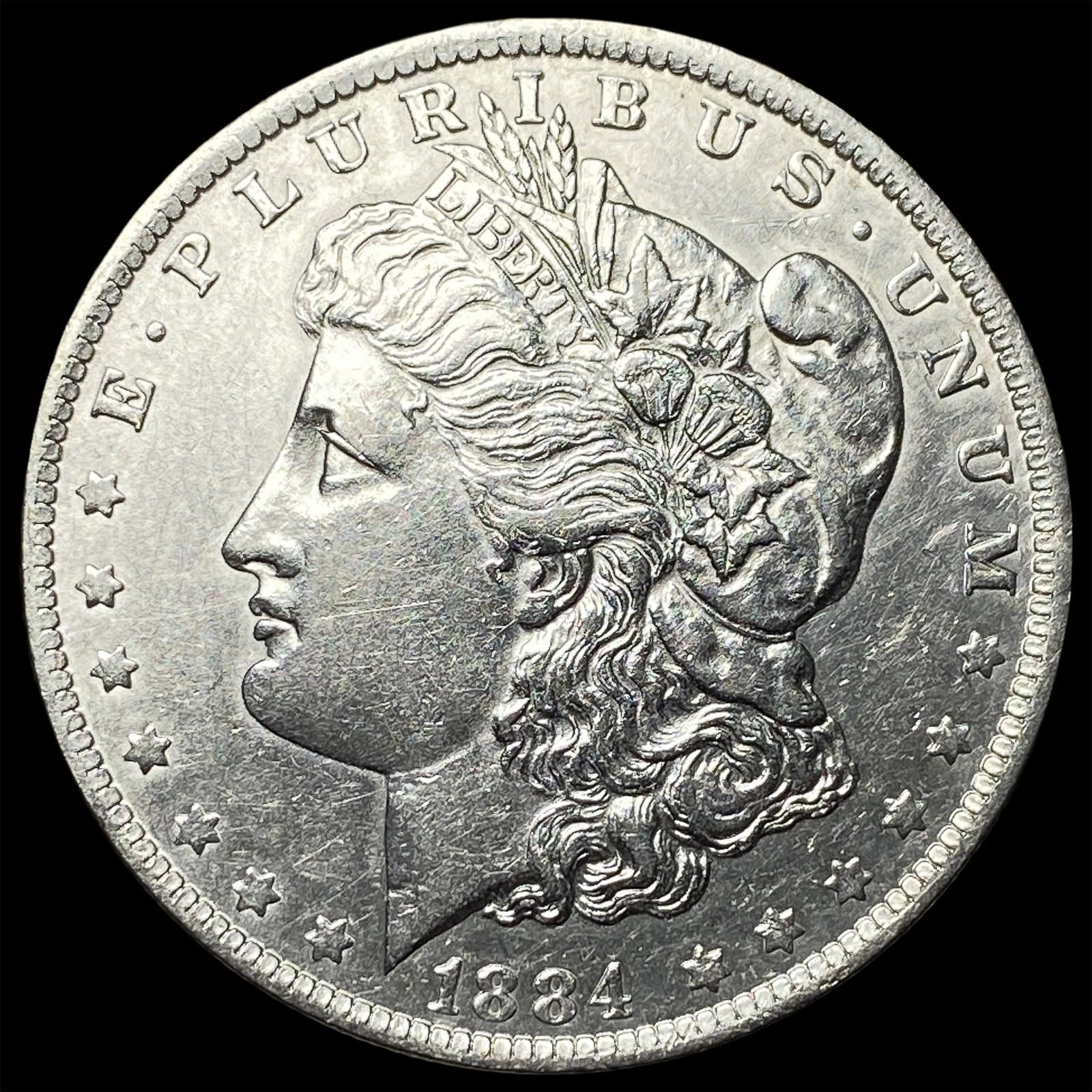 1884-O Morgan Silver Dollar CHOICE AU: 1884-O Morgan Silver Dollar CHOICE AU