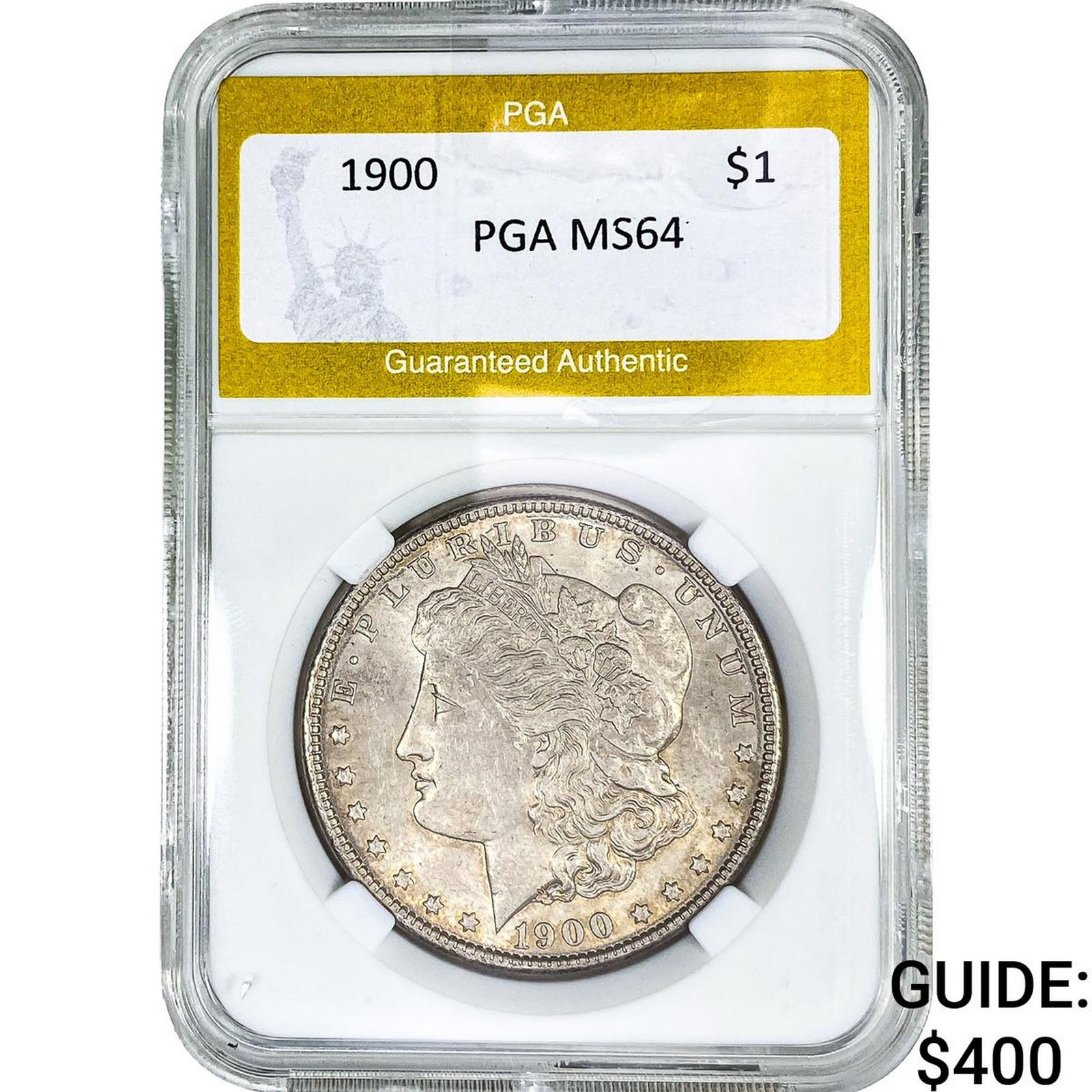 1900 Morgan Silver Dollar PGA MS64: 1900 Morgan Silver Dollar PGA MS64