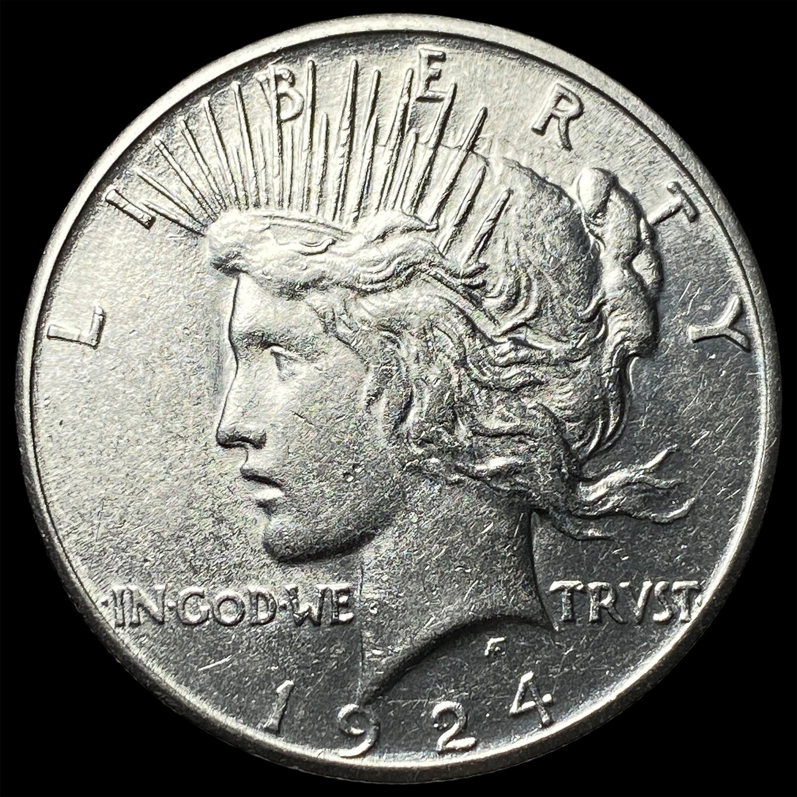 1924 Silver Peace Dollar UNCIRCULATED: 1924 Silver Peace Dollar UNCIRCULATED