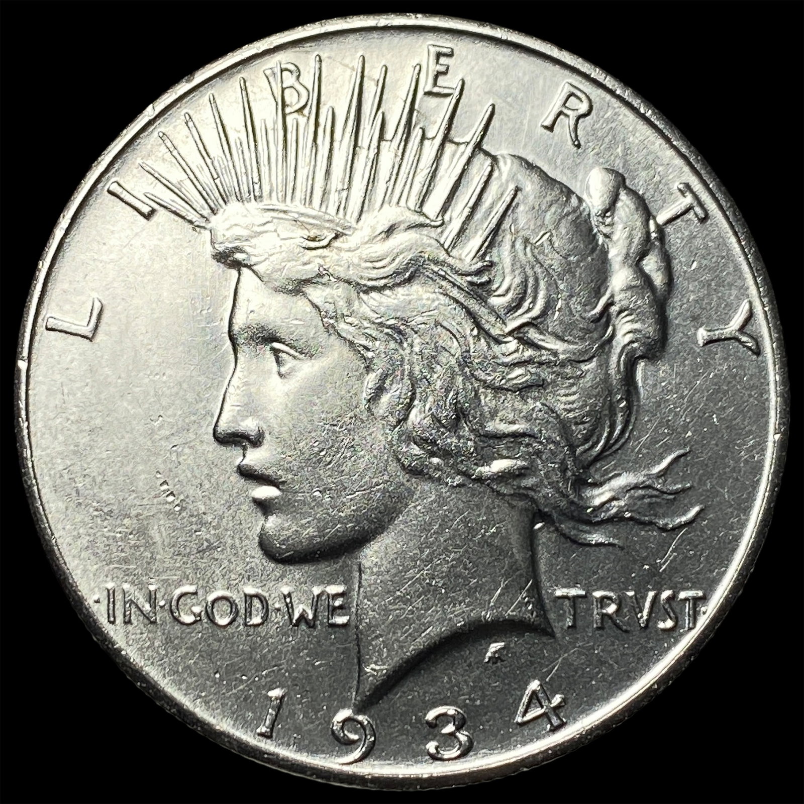 1934 Silver Peace Dollar CHOICE BU: 1934 Silver Peace Dollar CHOICE BU