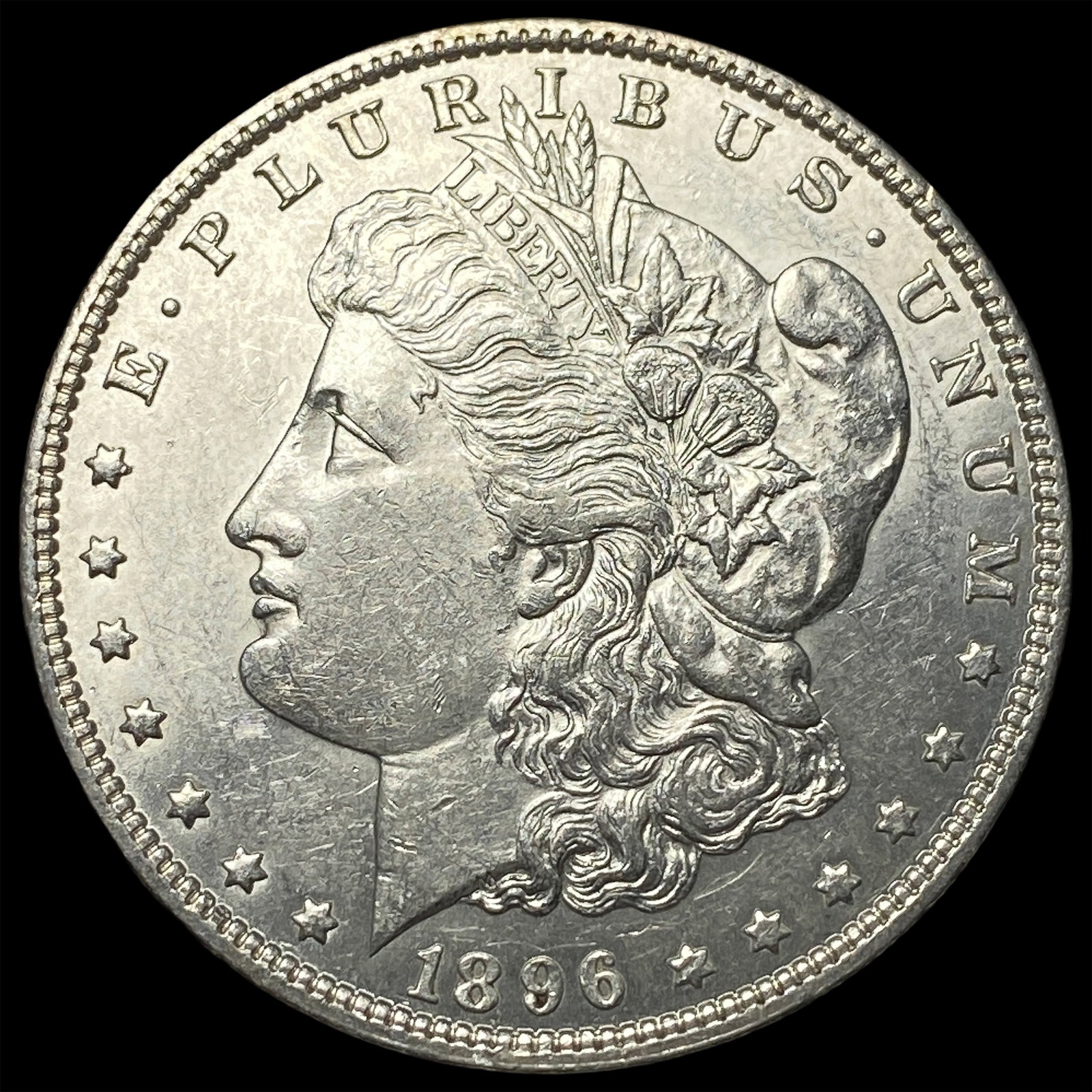 1896 Morgan Silver Dollar UNCIRCULATED: 1896 Morgan Silver Dollar UNCIRCULATED