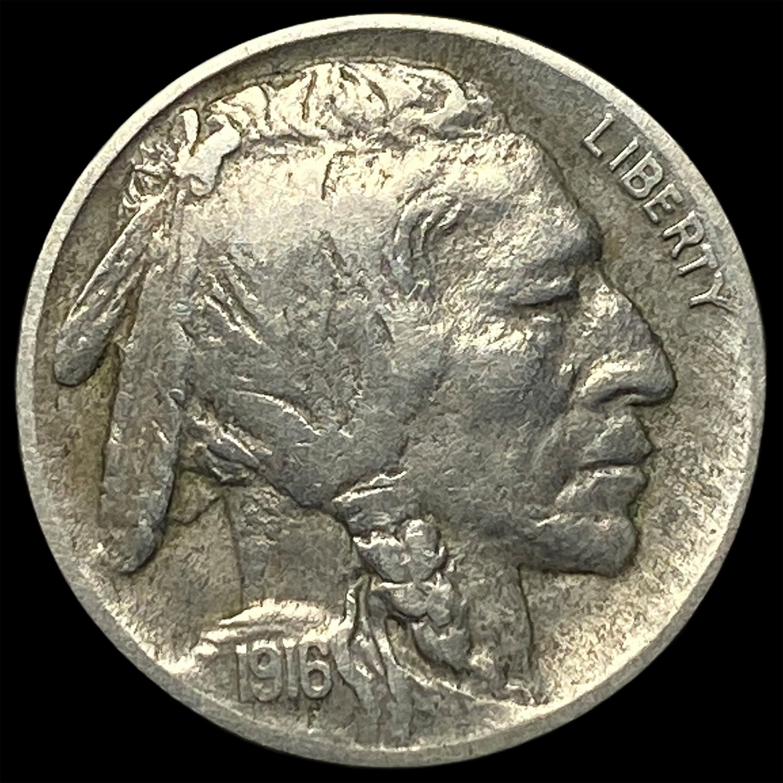 1916-D Buffalo Nickel CHOICE AU: 1916-D Buffalo Nickel CHOICE AU
