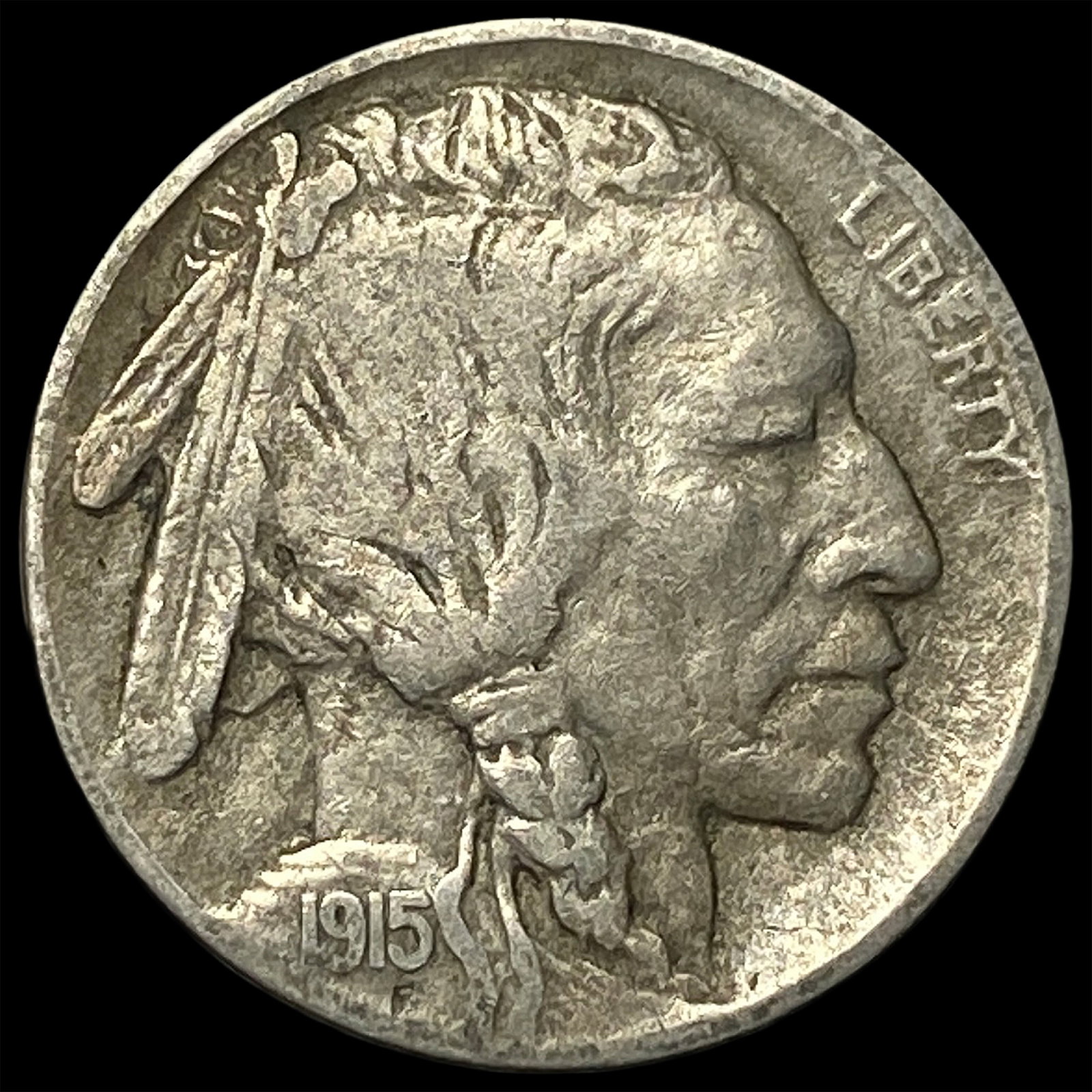 1915-D Buffalo Nickel NEARLY UNCIRCULATED (1 of 2)